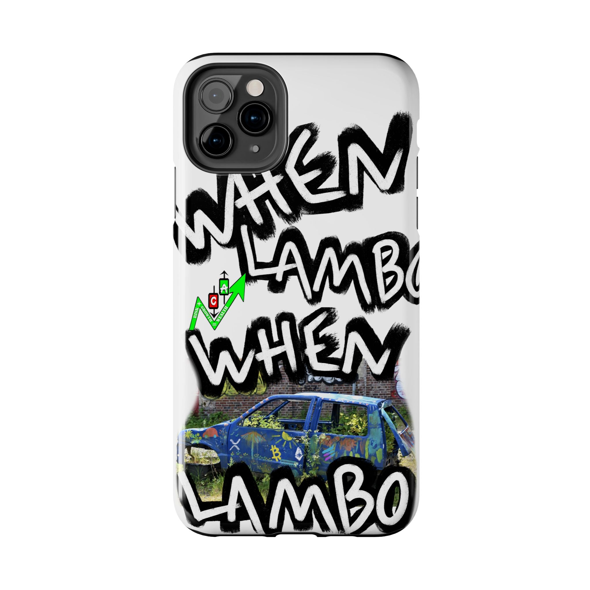 When Lambo Art Phone Case — Crypto Meme Tough Phone Case