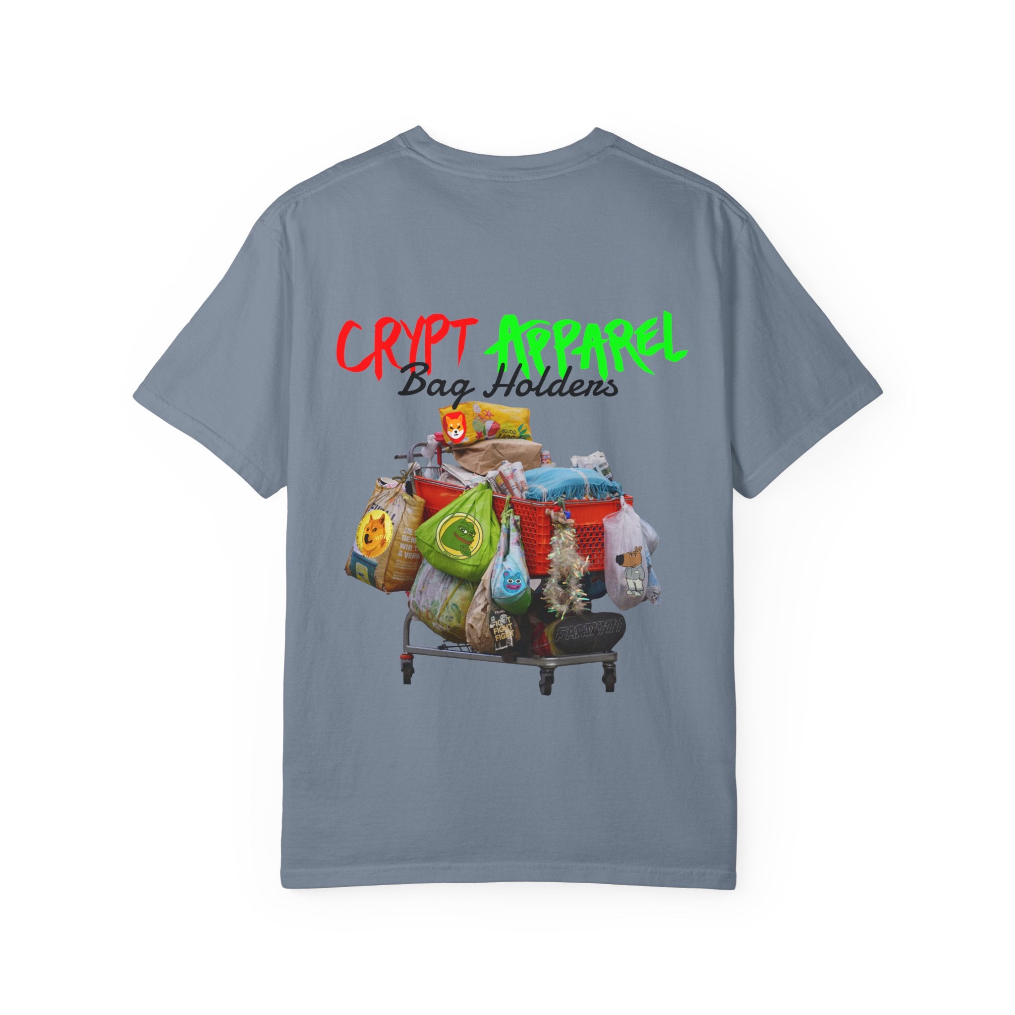 Bag Holders Crypto T-Shirt — 'Crypt Apparel' Graphic Tee