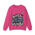 When Lambo Bitcoin inspired Graphic Crewneck Sweatshirt | Crypto Art Streetwear