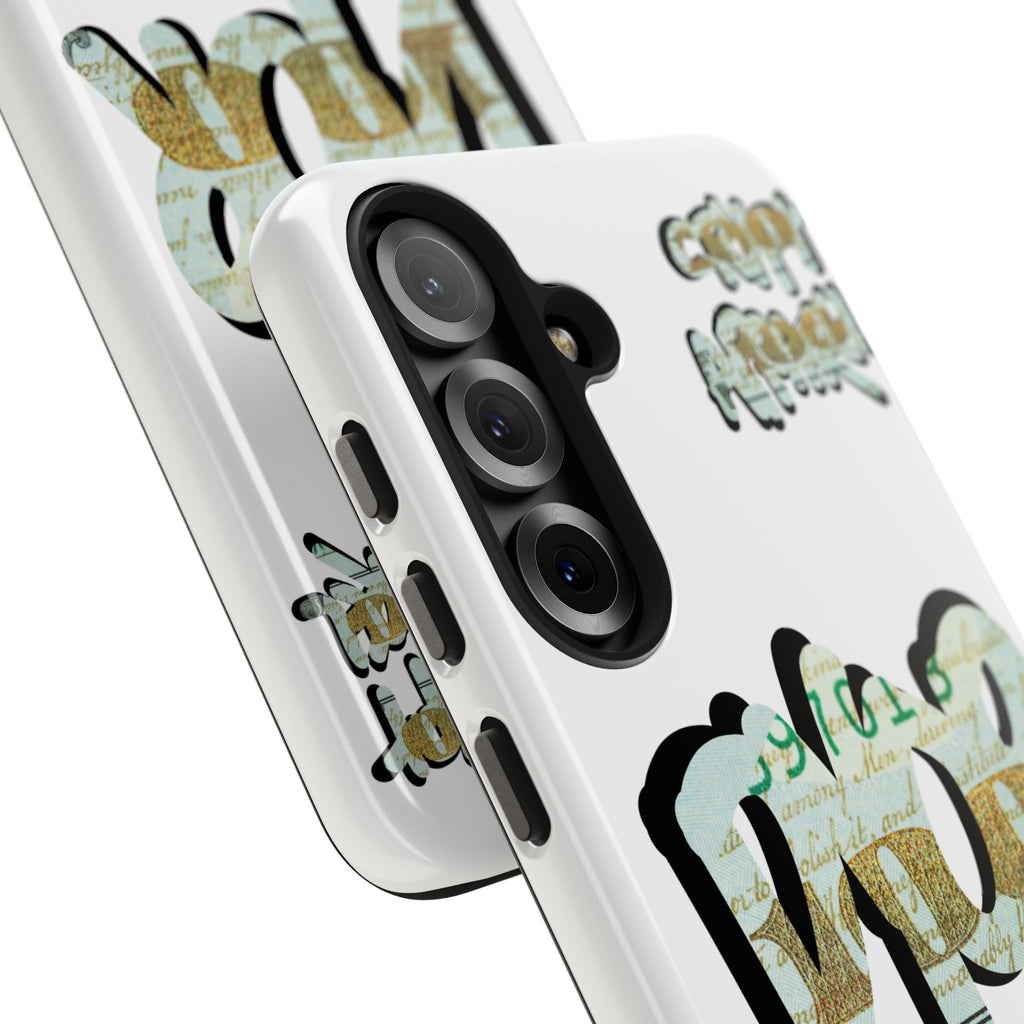 Tough Phone Case — Vintage Money Graffiti "Paper Hodl" Design