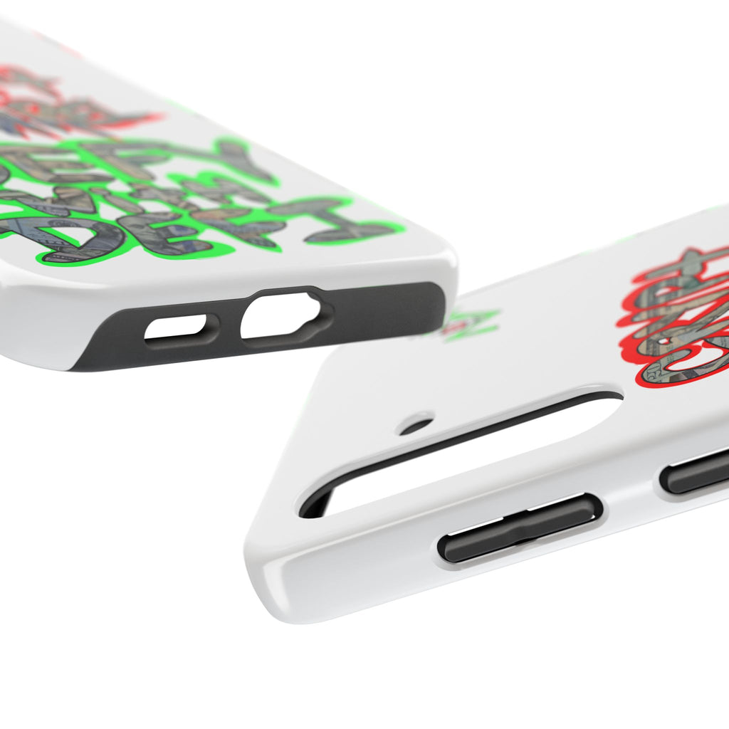 DEFY with DEFI Tough Phone Case — "Crypt Apparel: "Money" Graffiti Crypto Design