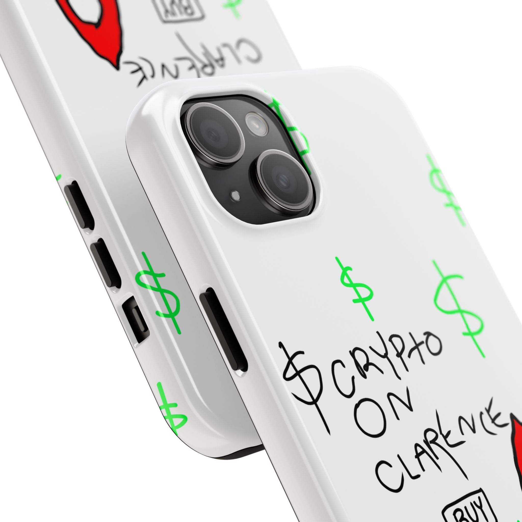 Crypto On Clarence Phone Case — Crypt Apparel Degen Design