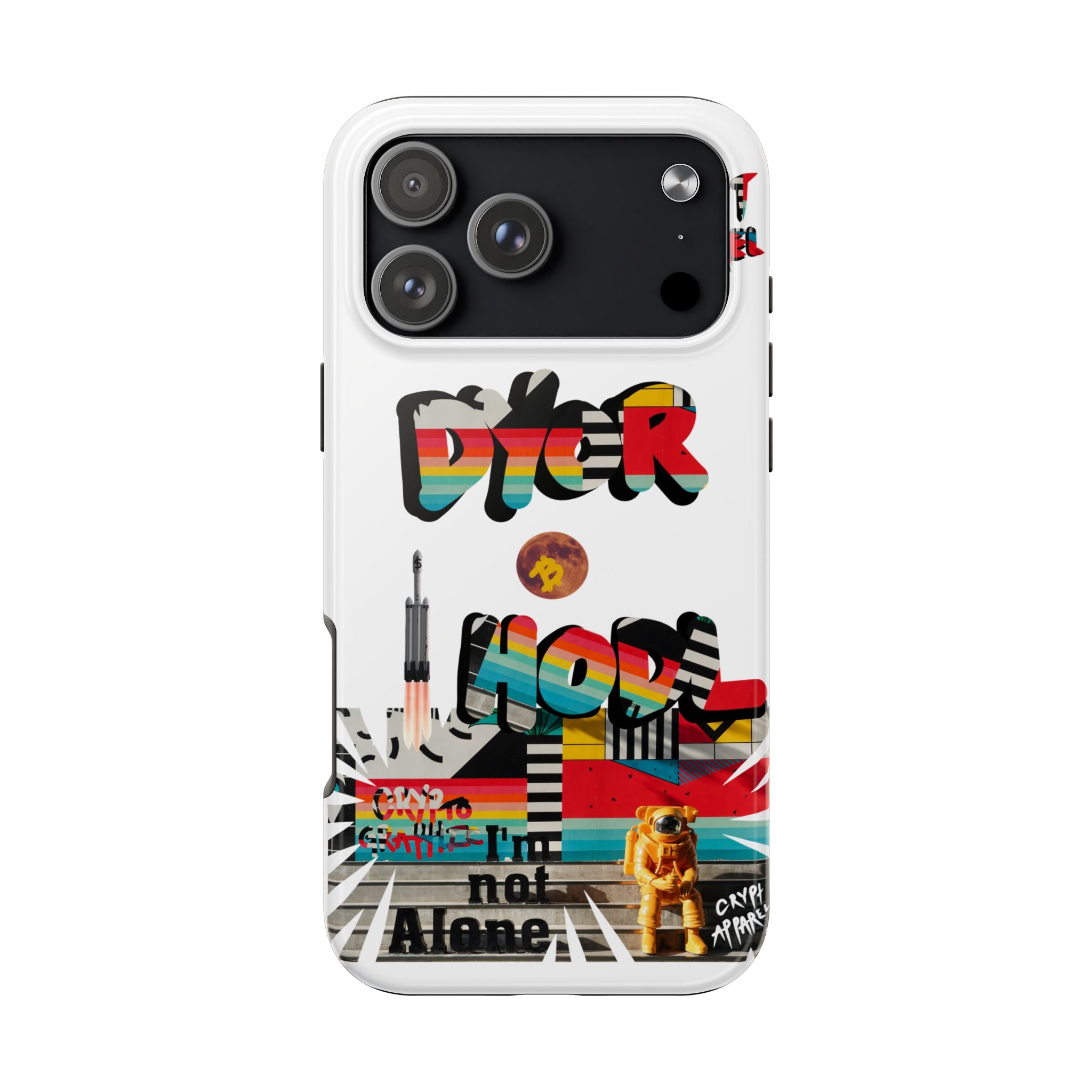 Urban Jungle Tough Phone Case — Crypt Apparel Collage Protective Cover