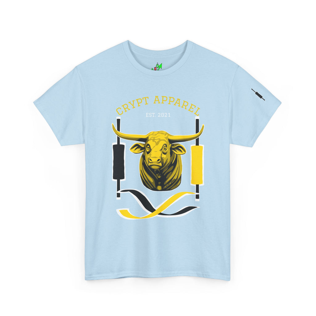 Golden Cross Bull Market Tee — "Crypt Apparel" Crypto Trading Stock Trading T-Shirt