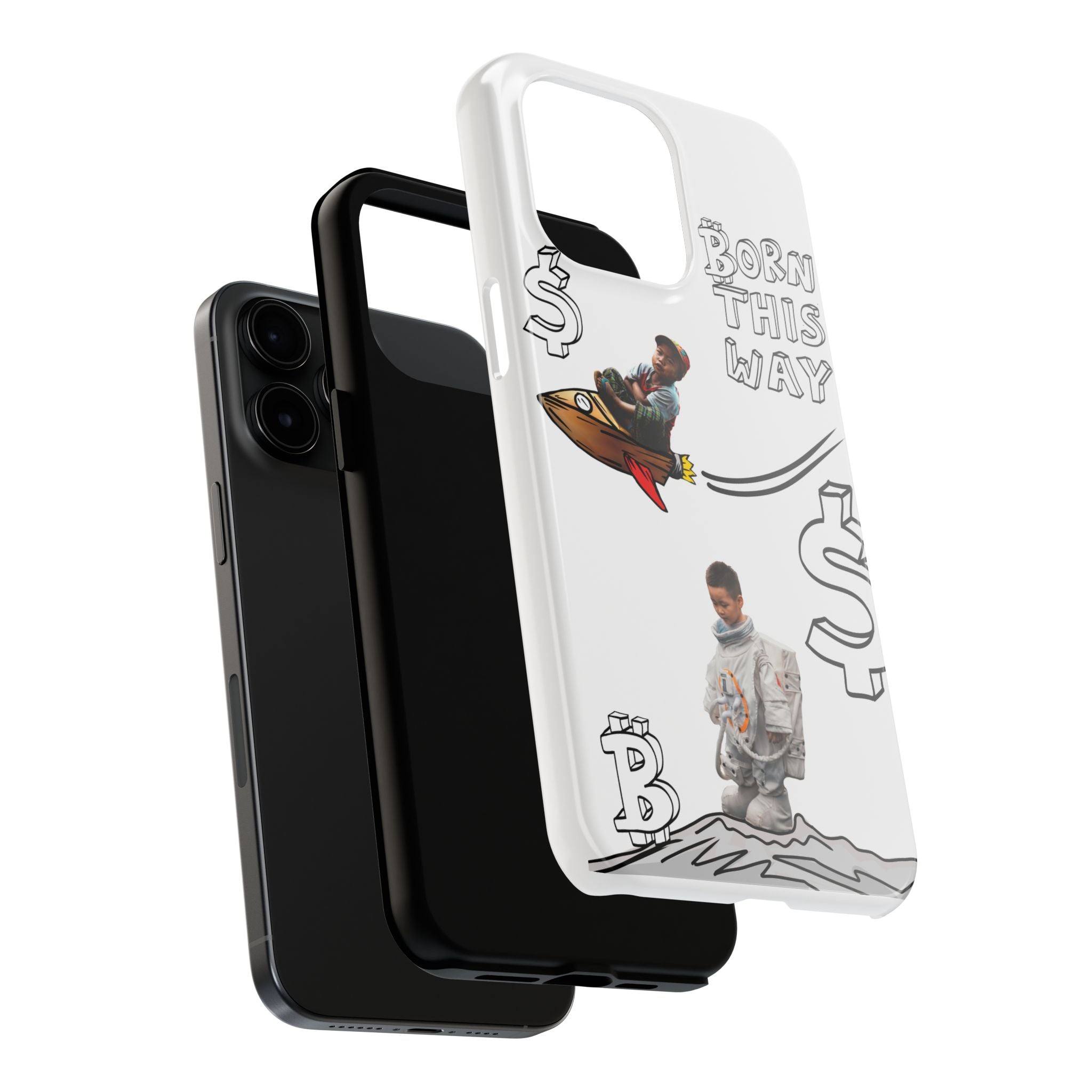 Born This Way Phone Case — "Crypt Apparel" Crypto Protective Case