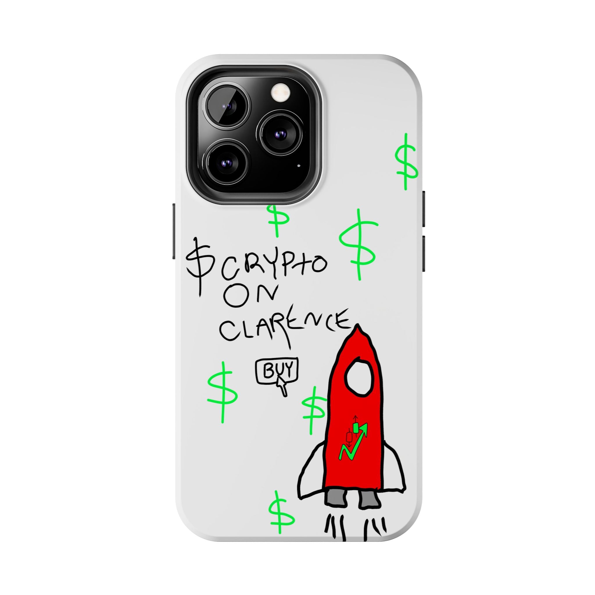 Crypto On Clarence Phone Case — Crypt Apparel Degen Design