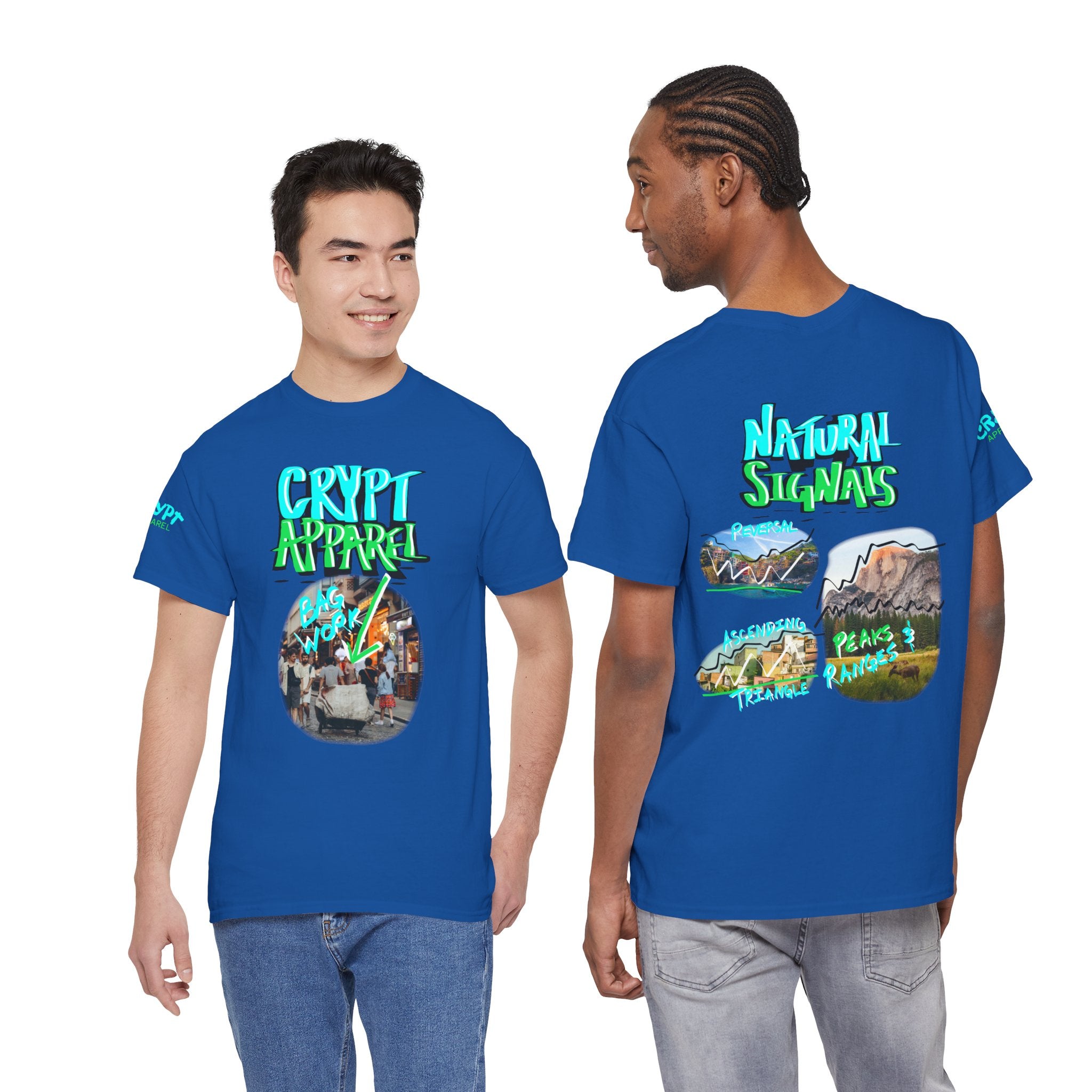 Natural Signals Graphic Tee — "Crypt Apparel" & "Nature Signals" Streetwear T‑Shirt