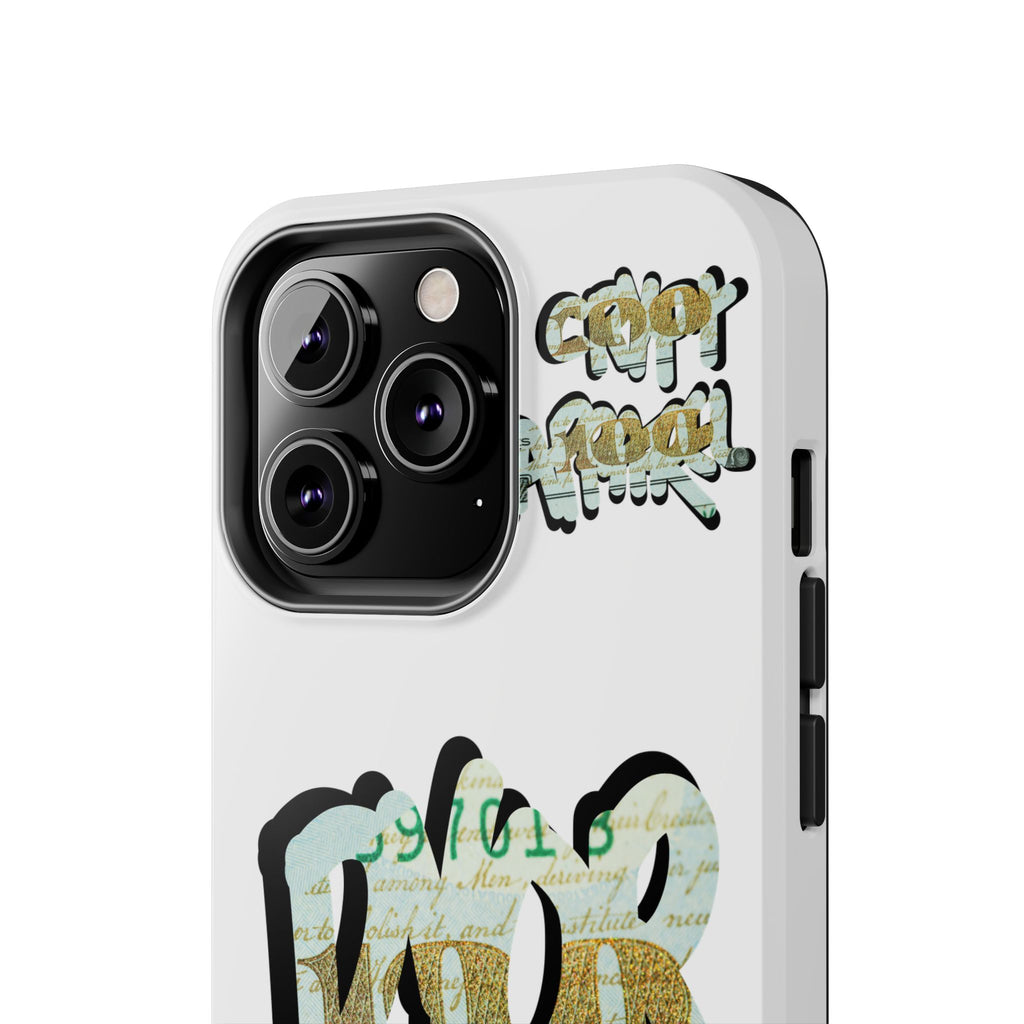 Tough Phone Case — Vintage Money Graffiti "Paper Hodl" Design