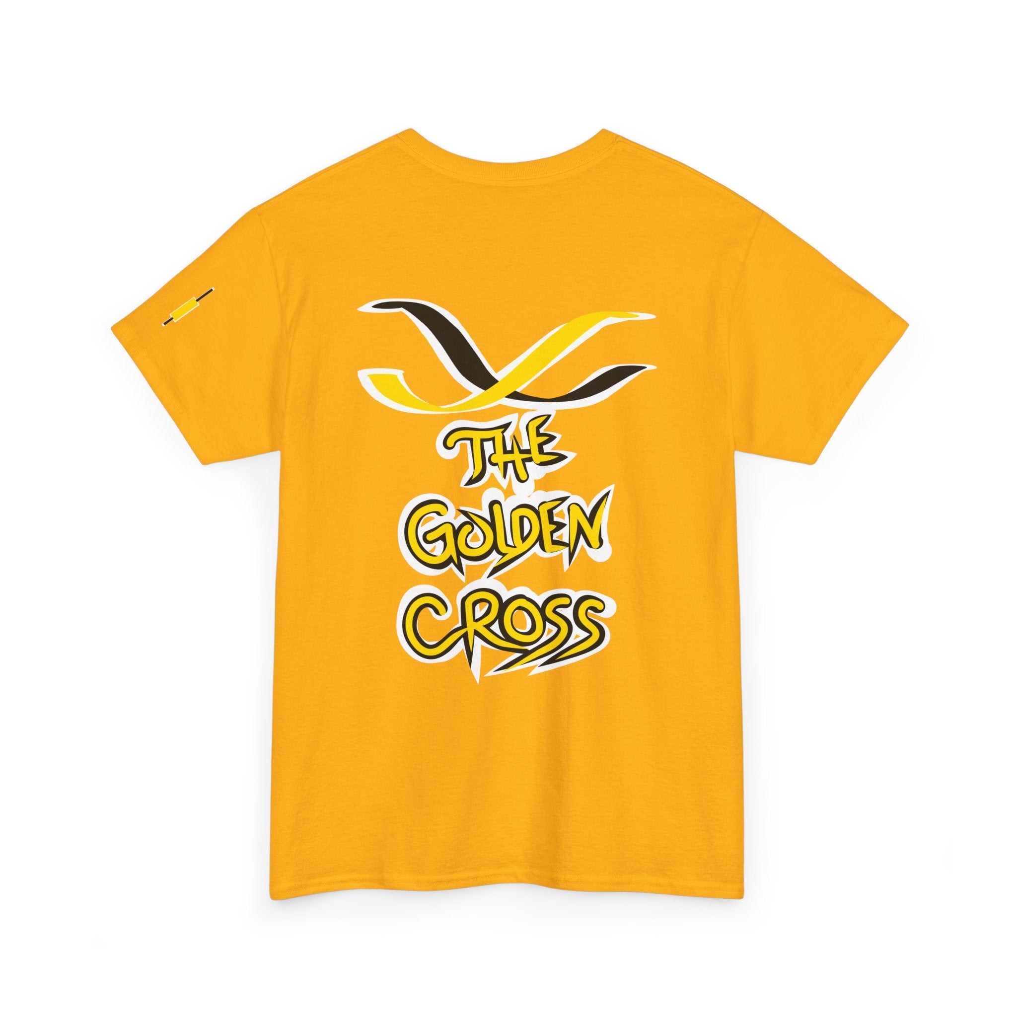 Golden Cross Bull Market Tee — "Crypt Apparel" Crypto Trading Stock Trading T-Shirt