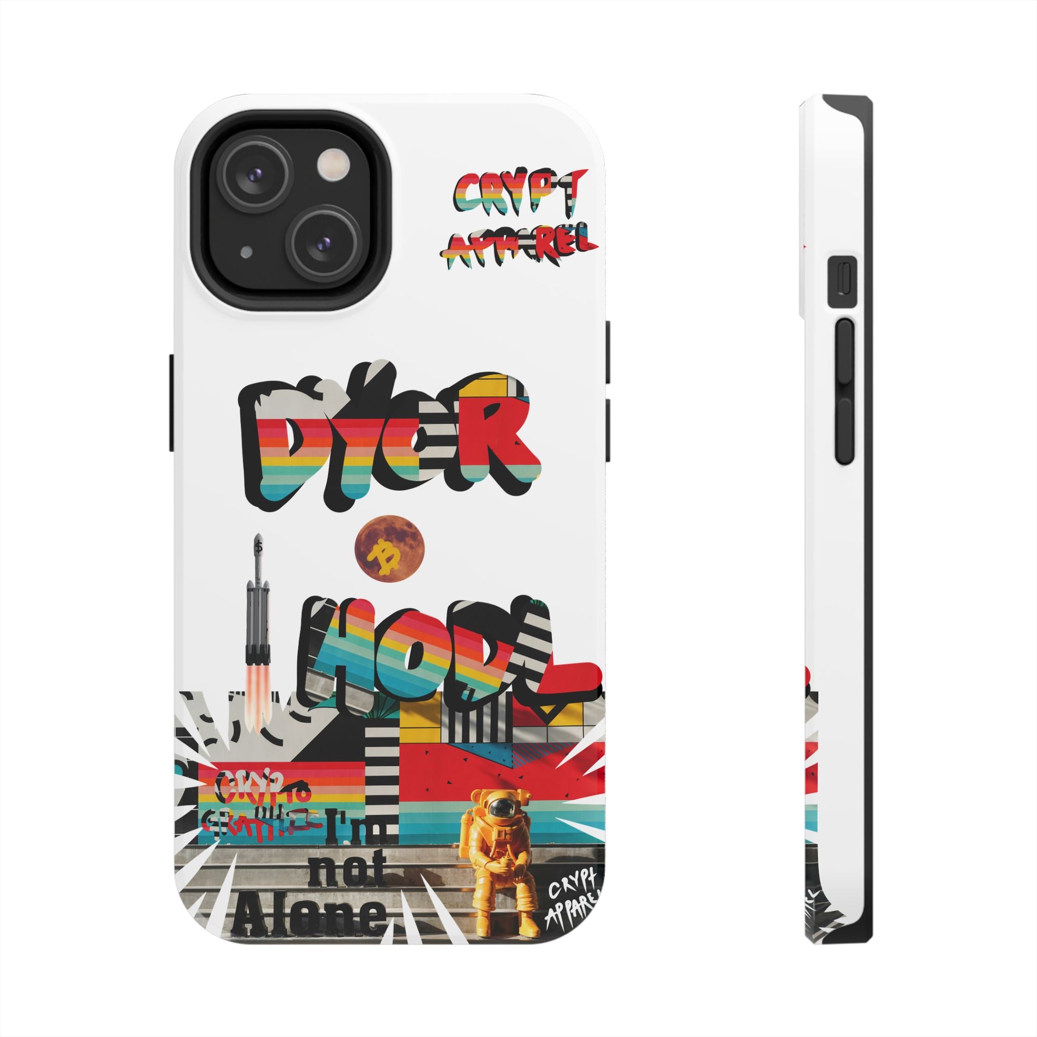 Urban Jungle Tough Phone Case — Crypt Apparel Collage Protective Cover