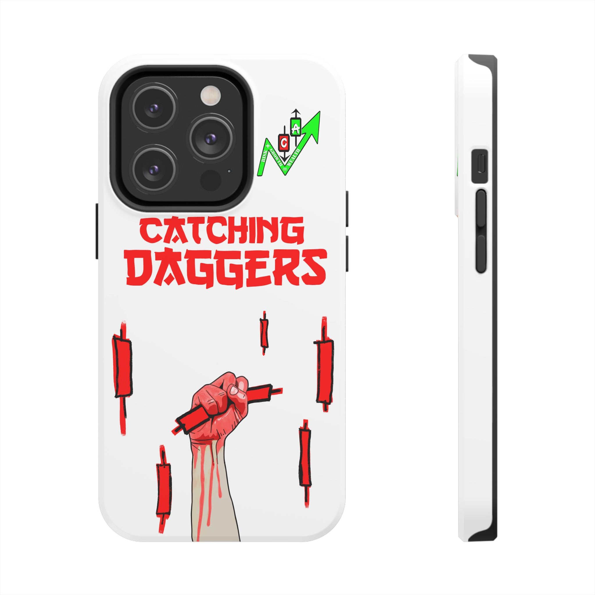 Catching Daggers Tough Phone Case — Crypt Apparel Graphic Protective Cover