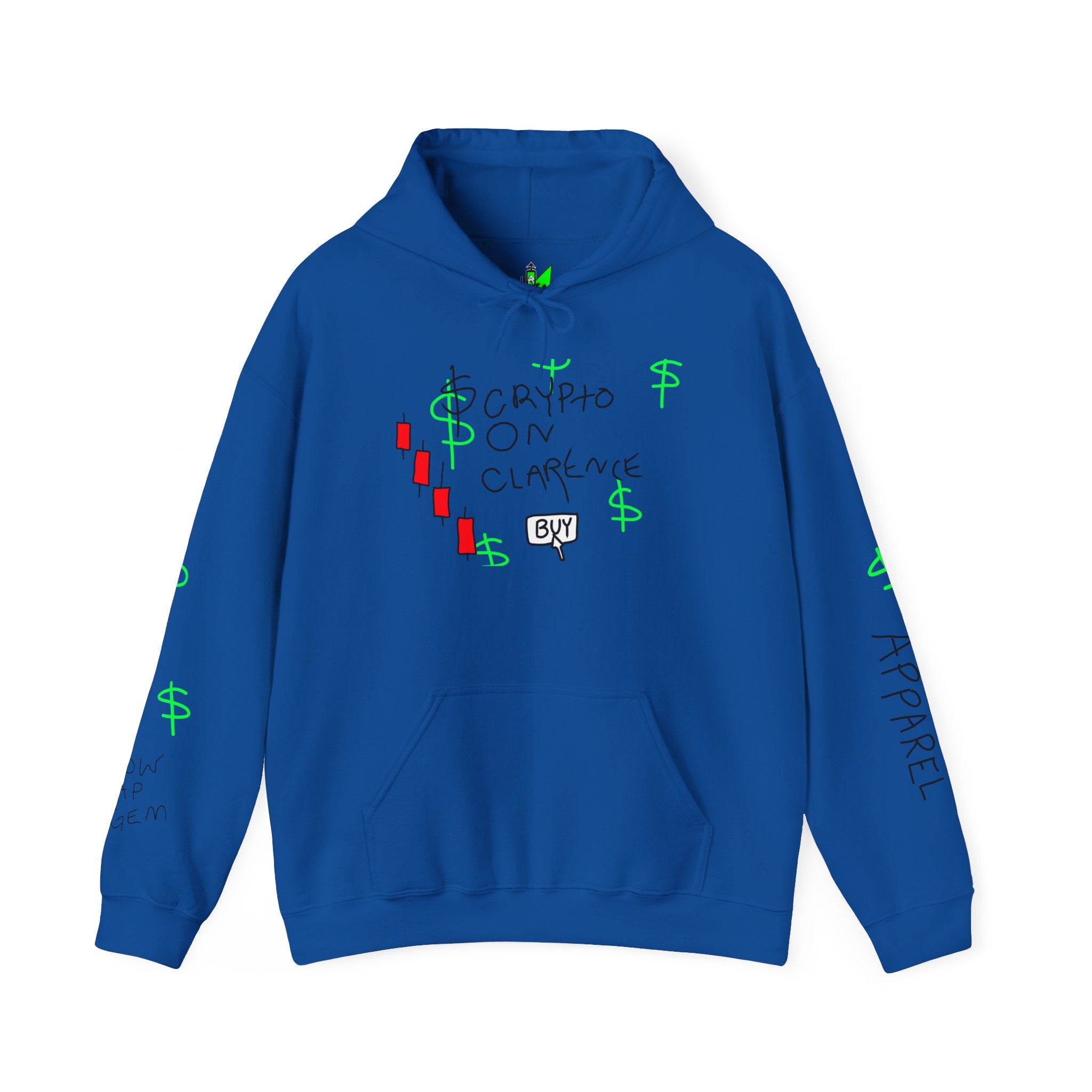 Crypto On Clearance Hoodie — 'Crypt Apparel' crypto illiterate Streetwear Sweatshirt
