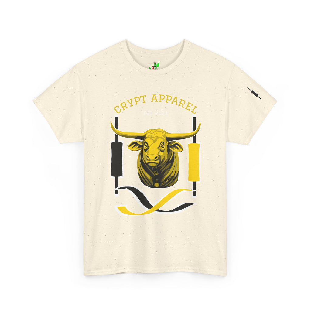 Golden Cross Bull Market Tee — "Crypt Apparel" Crypto Trading Stock Trading T-Shirt