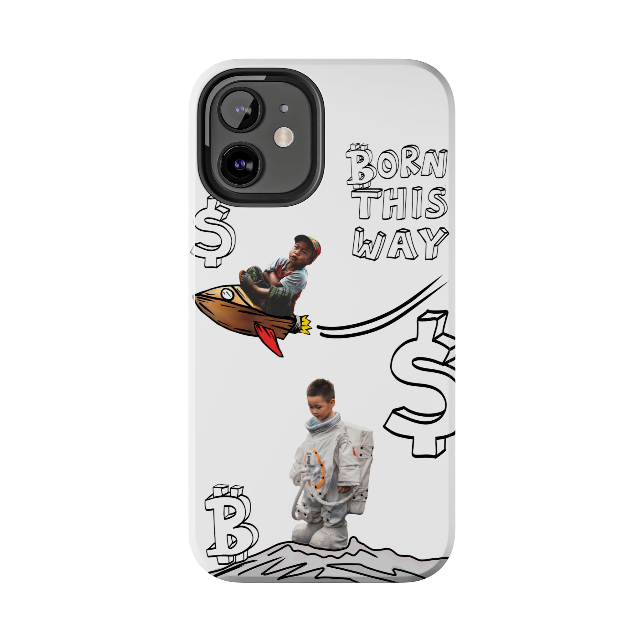 Born This Way Phone Case — "Crypt Apparel" Crypto Protective Case