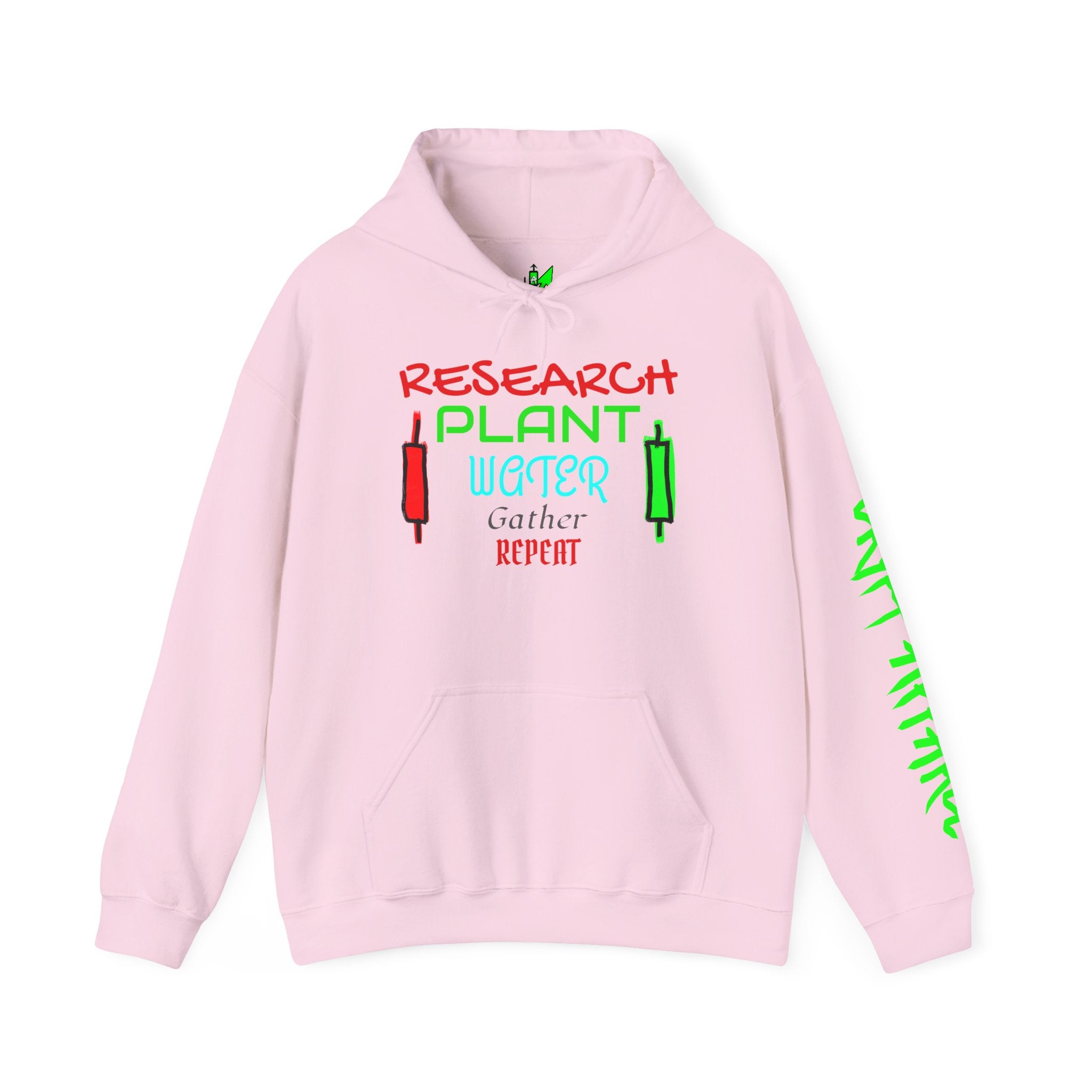 Growing Candles Crypto Hoodie | Crypt Apparel Nurturing Charts