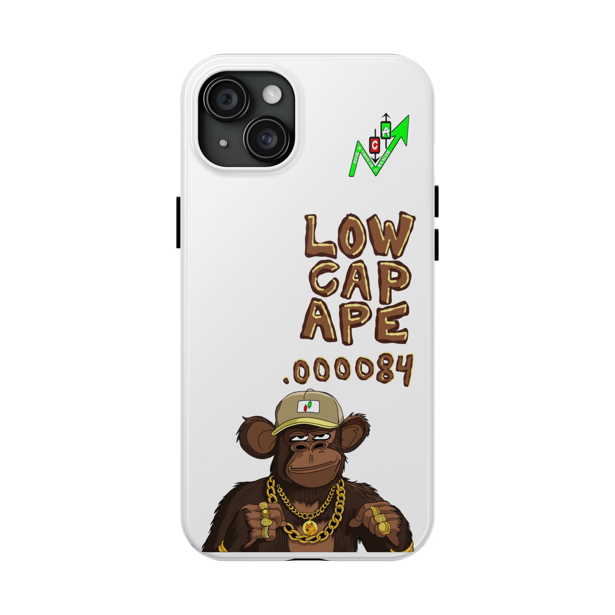 Low Cap Ape Phone Case — Crypto Ape Tough Phone Cover