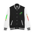 Crypt Apparel Letterman Jacket — 'Crypto Trader' Neon Graffiti Varsity Jacket