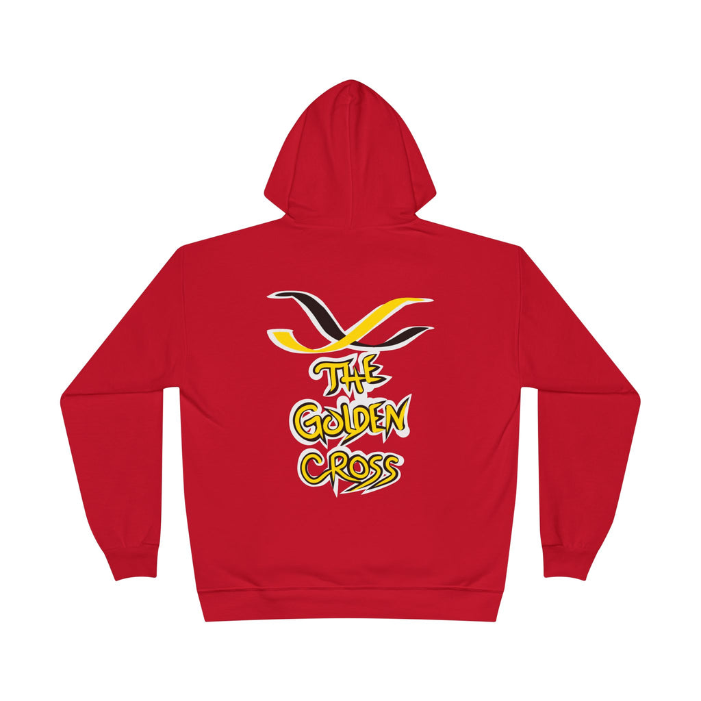 Golden Cross Bull Market Hoodie — 'Crypt Apparel' Crypto Trading Graphic Pullover
