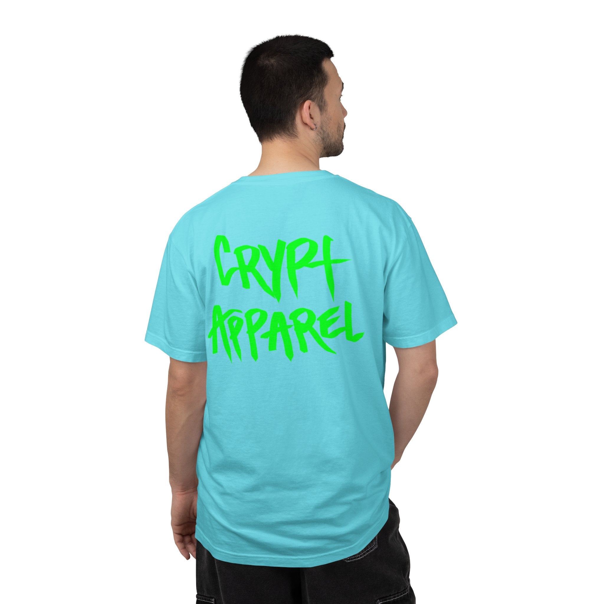 Crypt Apparel Bitcoin inspired T-Shirt | Crypto Graphic Tee, White Paper Text
