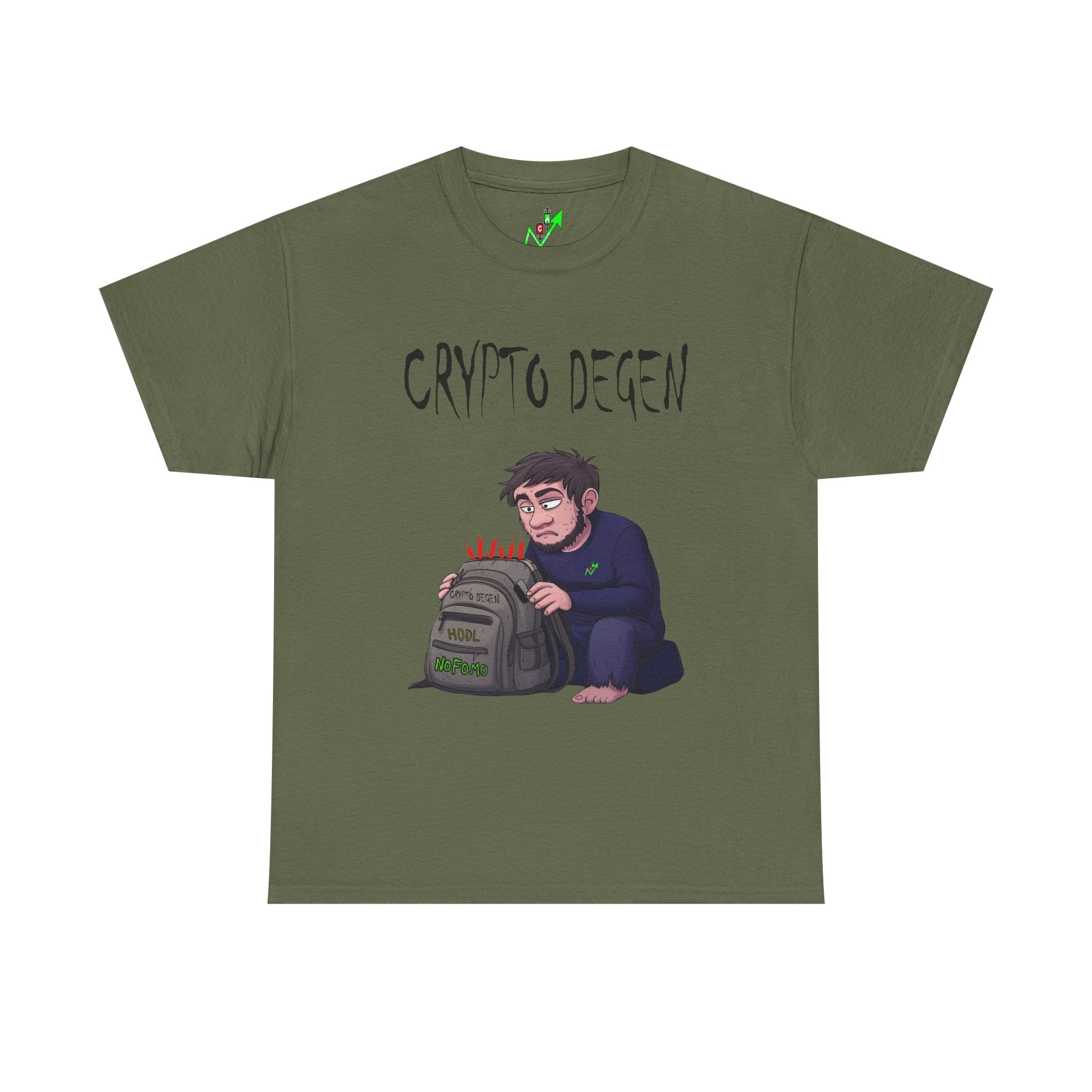 Crypto Degen T-Shirt — Crypt Apparel Graphic Tee