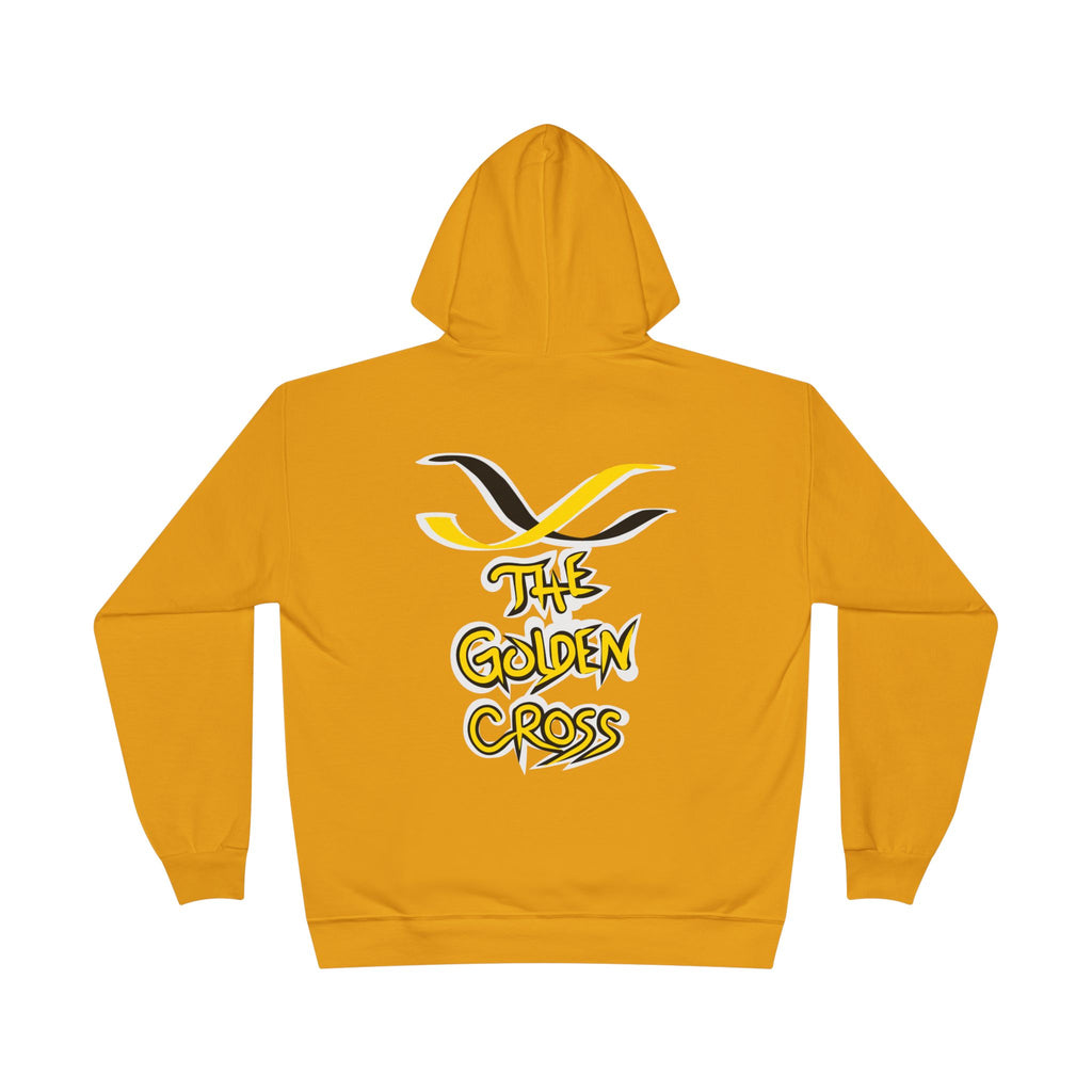 Golden Cross Bull Market Hoodie — 'Crypt Apparel' Crypto Trading Graphic Pullover