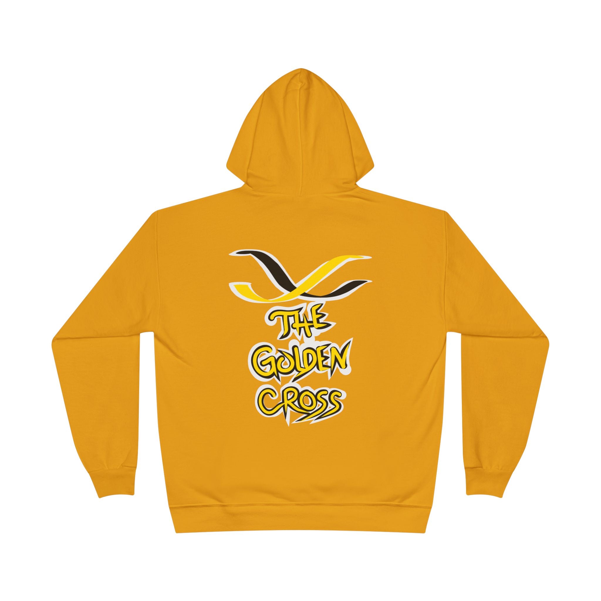 Golden Cross Bull Market Hoodie — 'Crypt Apparel' Crypto Trading Graphic Pullover