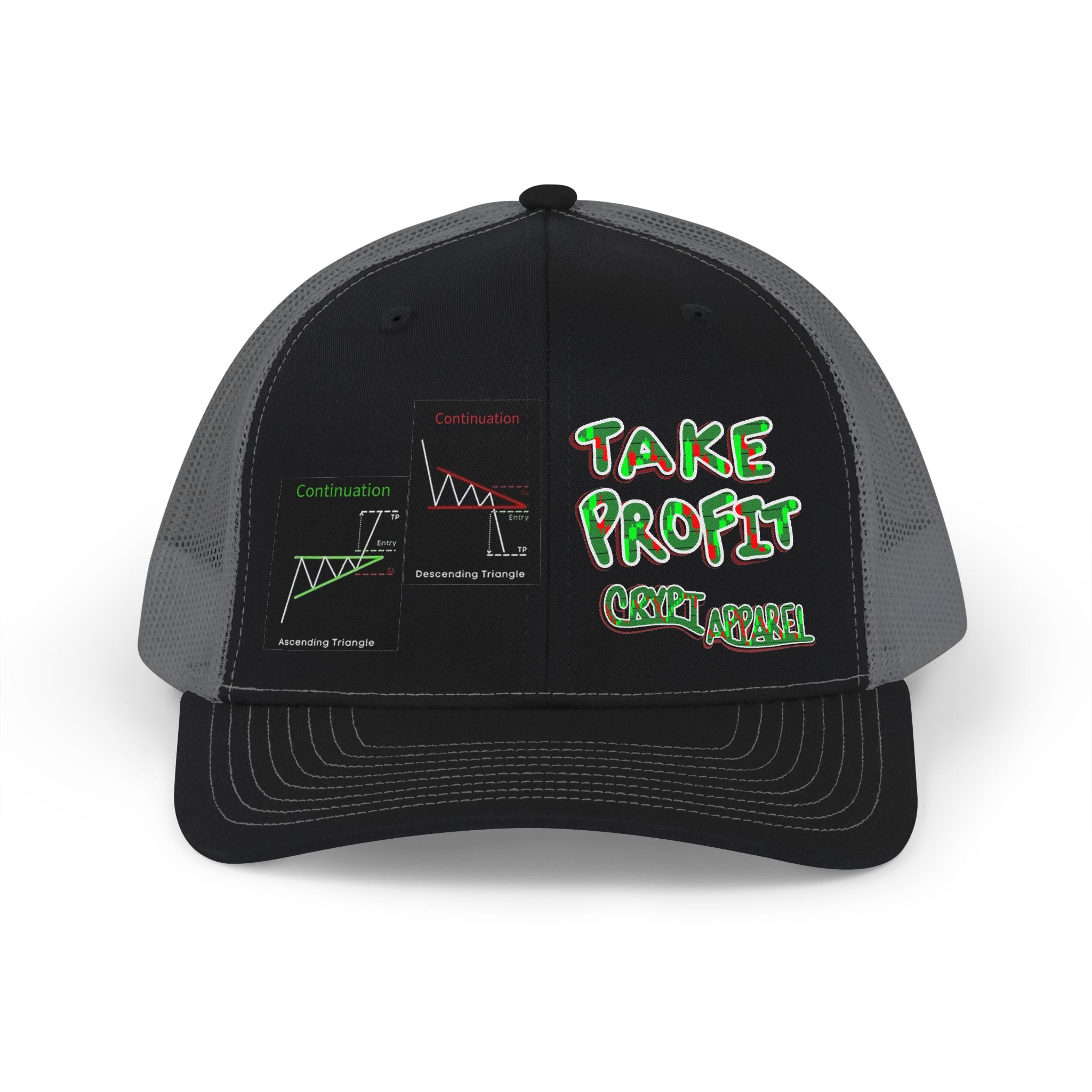 Charted Crypto Traders Signals | Crypt Apparel Stop Loss Take Profit Trucker Cap