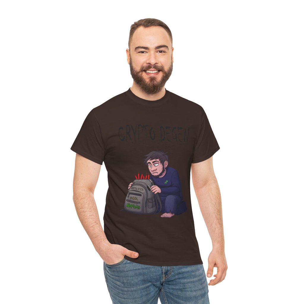 Crypto Degen T-Shirt — Crypt Apparel Graphic Tee