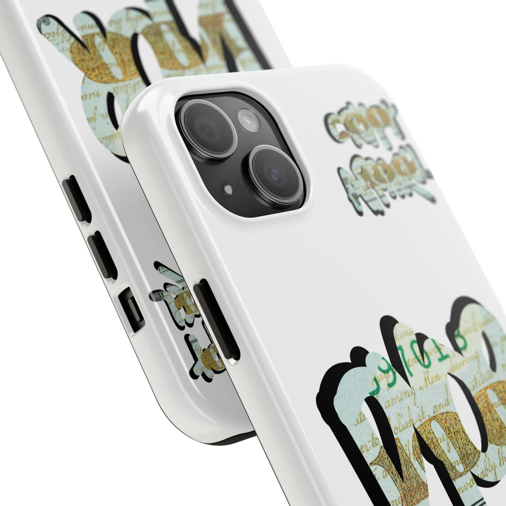 Tough Phone Case — Vintage Money Graffiti "Paper Hodl" Design