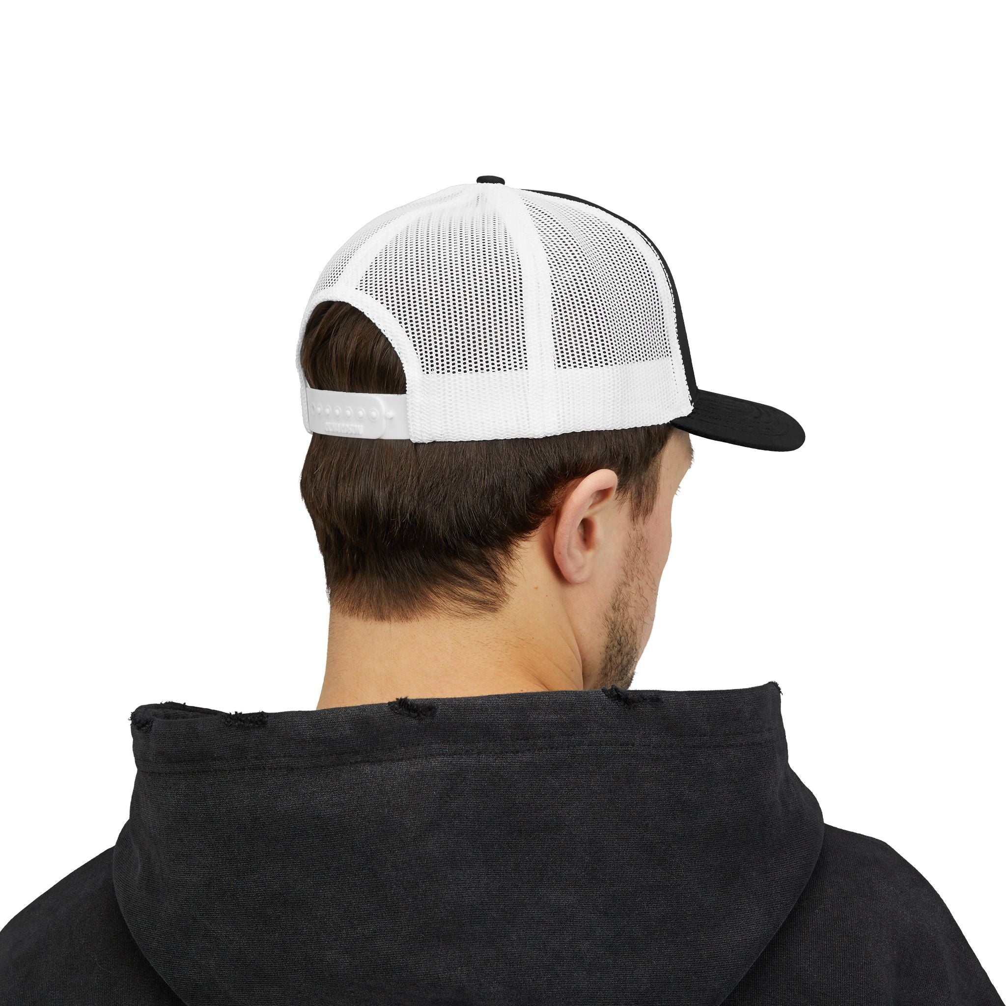 Brokenomics Crypto Trucker Cap - Crypt Apparel Distressed Arrow Graphic Snapback