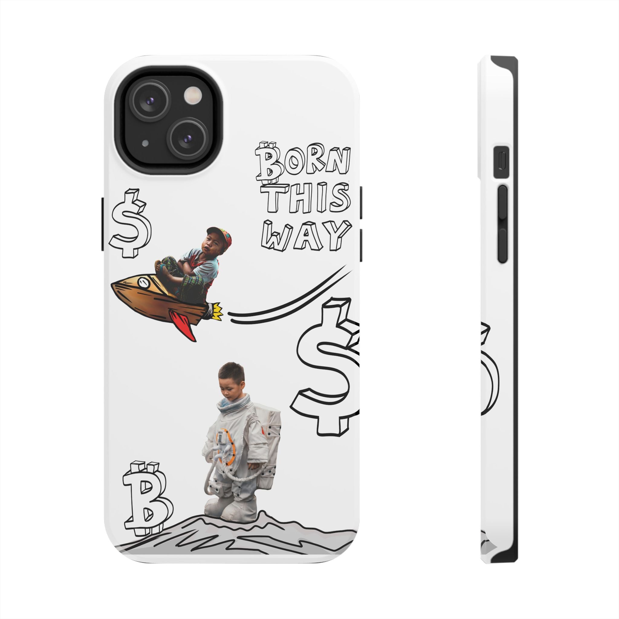Born This Way Phone Case — "Crypt Apparel" Crypto Protective Case