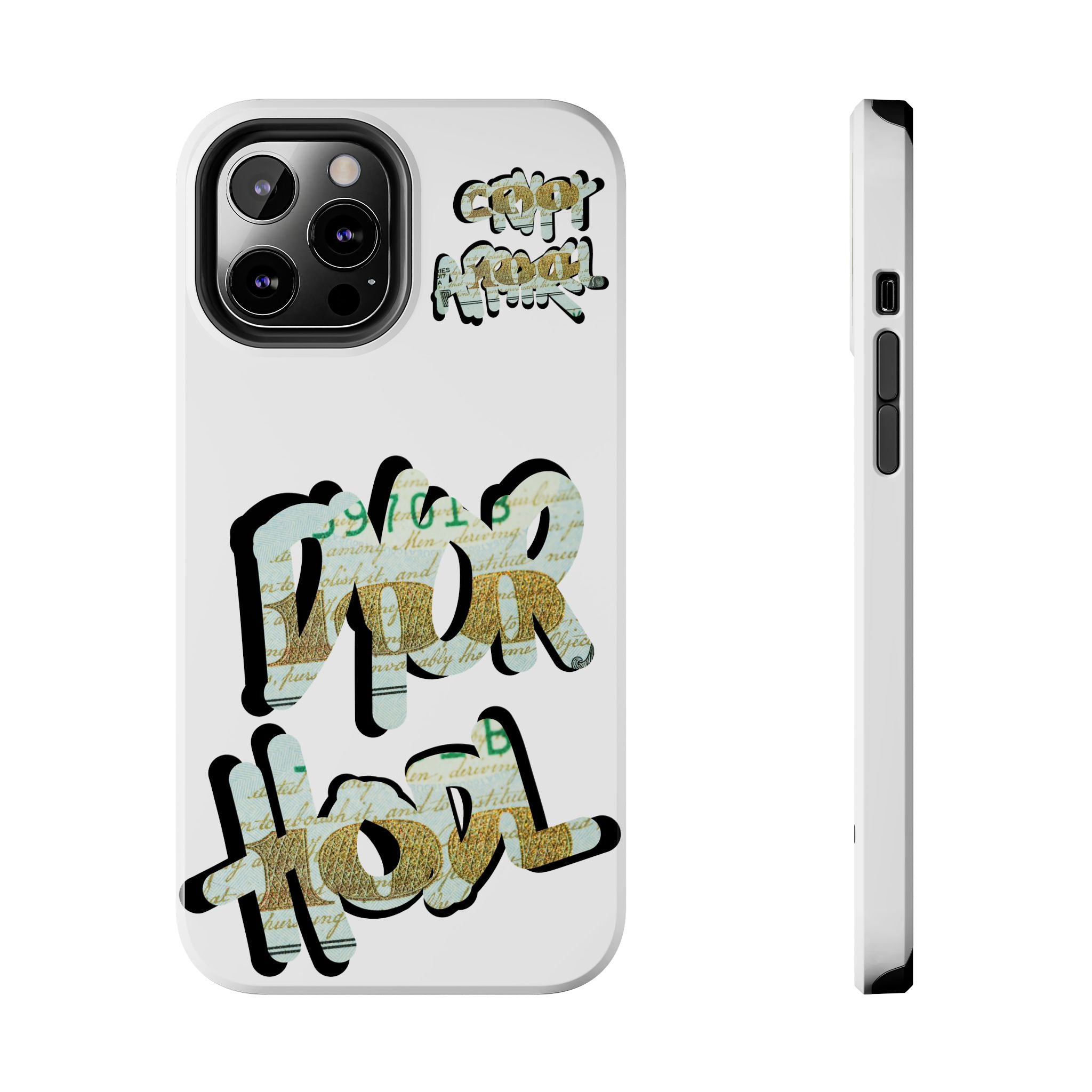 Tough Phone Case — Vintage Money Graffiti "Paper Hodl" Design