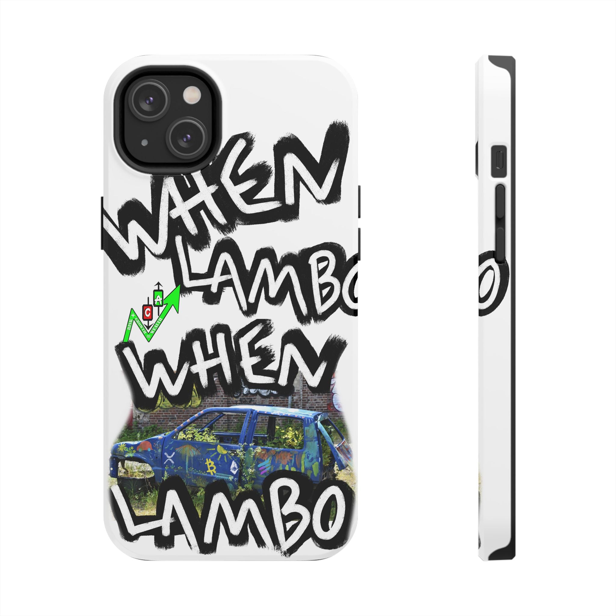 When Lambo Art Phone Case — Crypto Meme Tough Phone Case