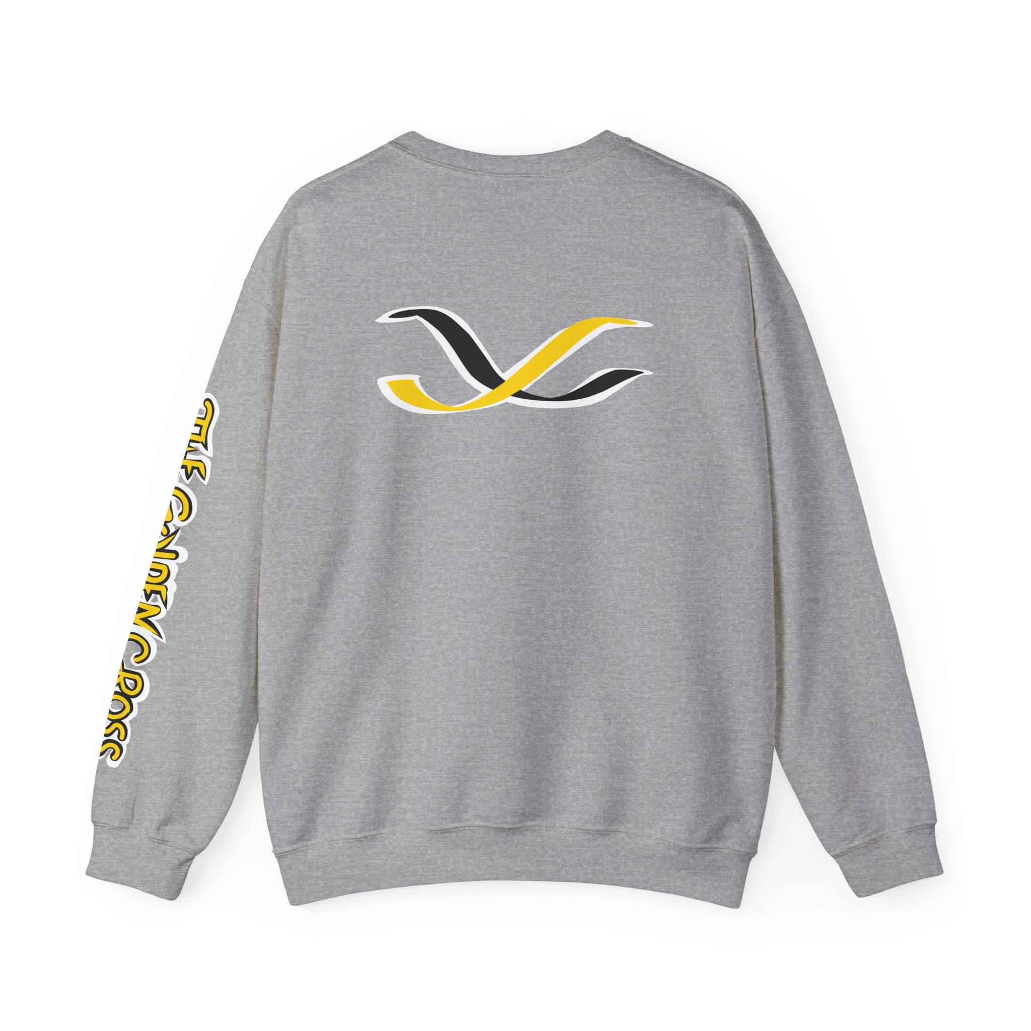 Golden Cross Bull Market Crewneck Sweatshirt – Crypt Apparel Graphic Pullover