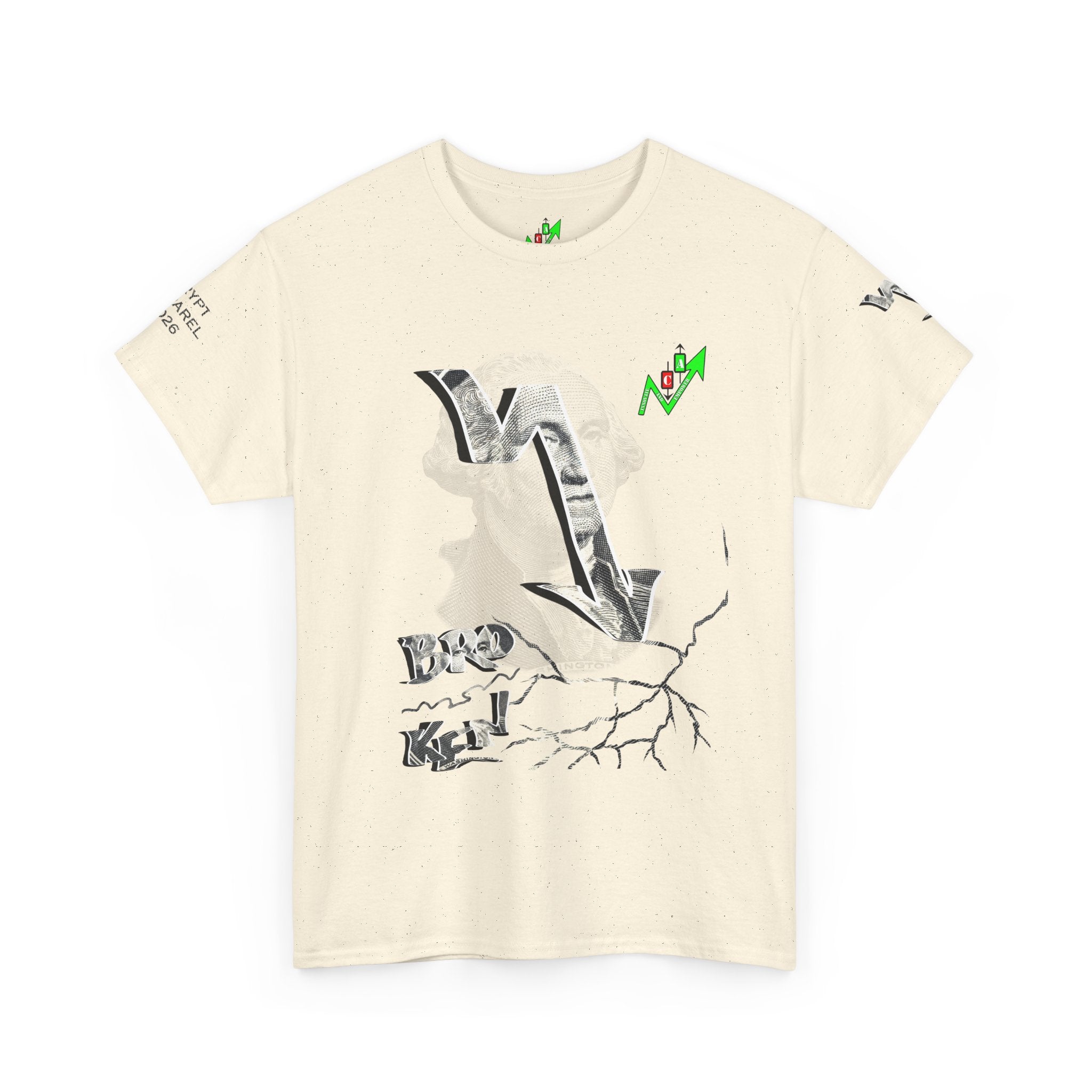 Brokenomics Crypto Graphic Tee — Straight to Zero trading tee "Crypt Apparel"