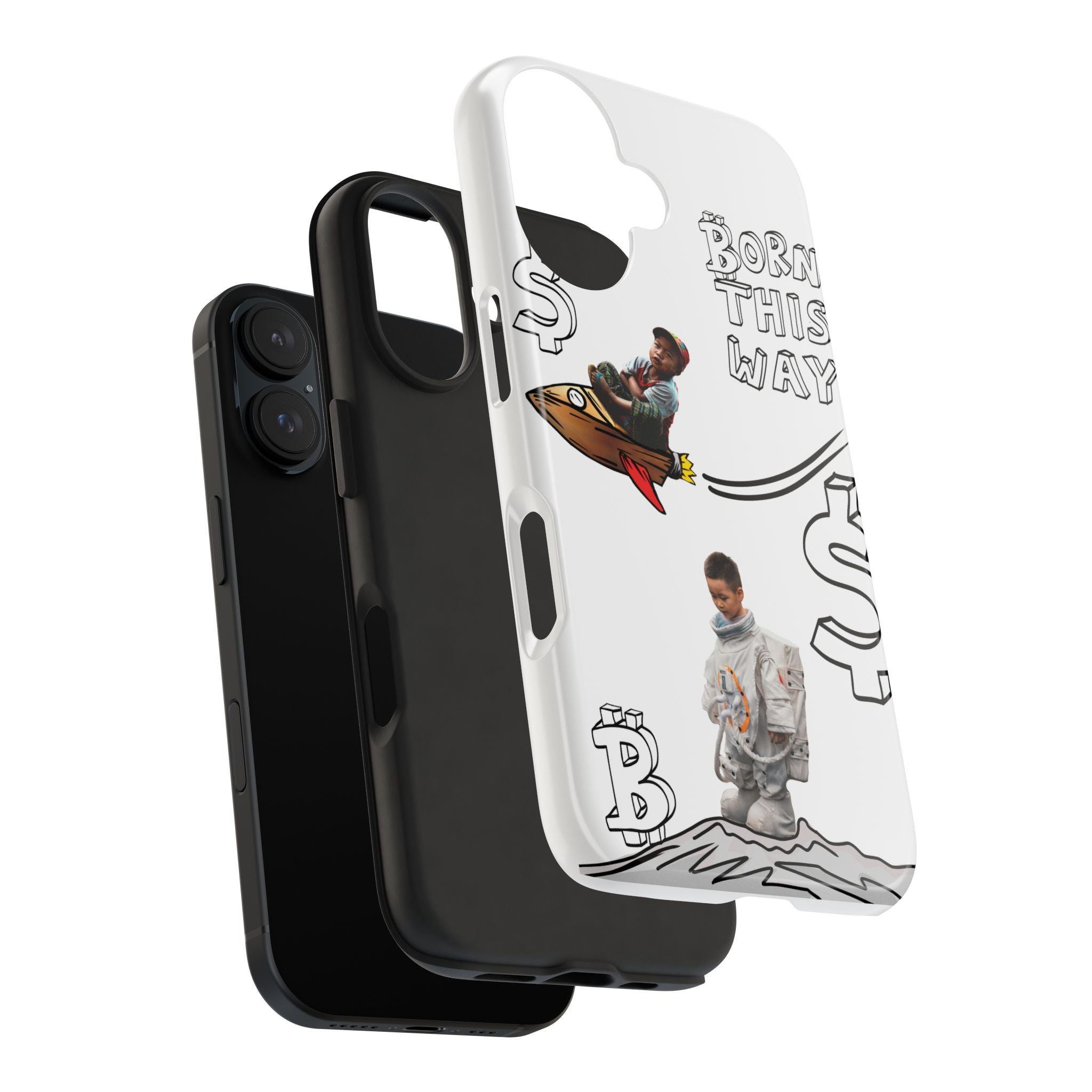 Born This Way Phone Case — "Crypt Apparel" Crypto Protective Case