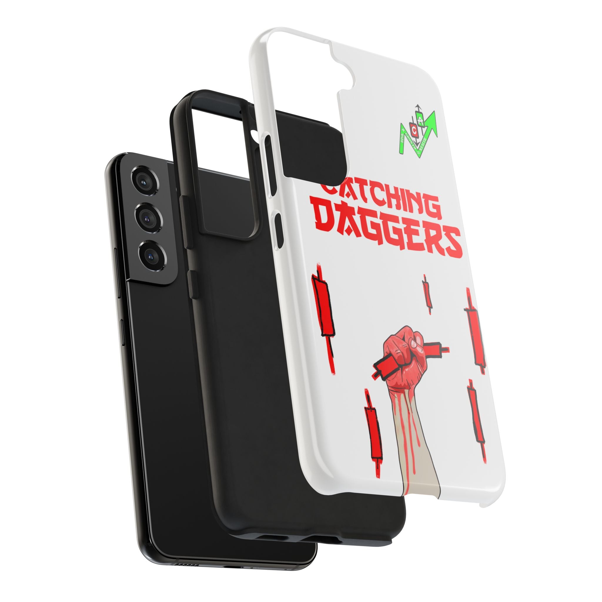 Catching Daggers Tough Phone Case — Crypt Apparel Graphic Protective Cover