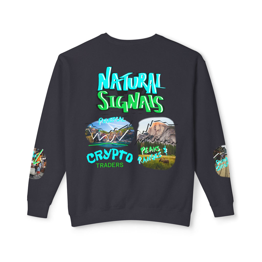 Natural Signals Crewneck Sweatshirt — Crypt Apparel Graphic Crewneck