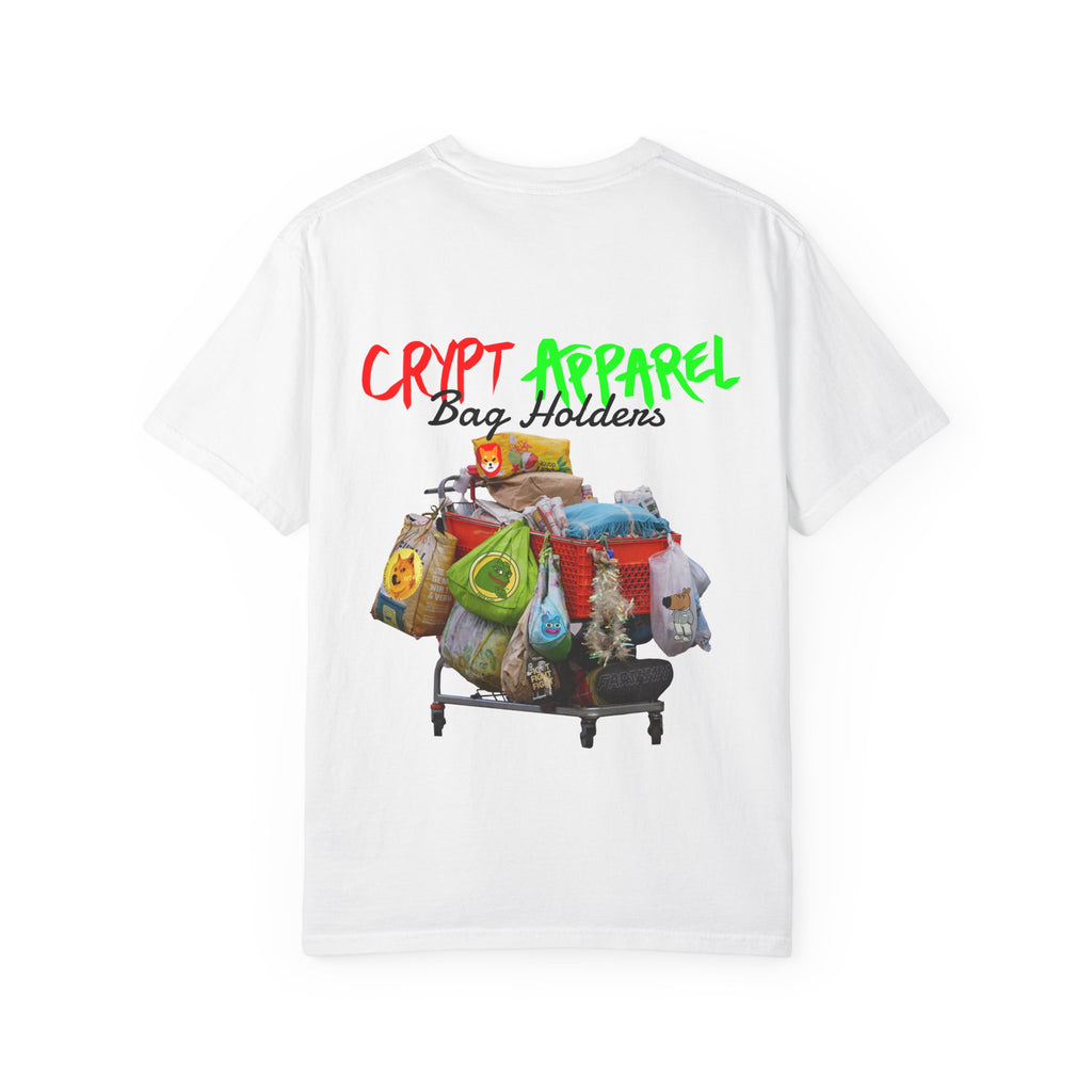 Bag Holders Crypto T-Shirt — 'Crypt Apparel' Graphic Tee