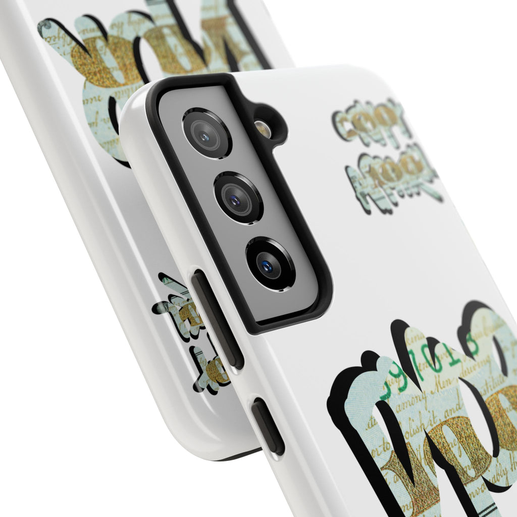 Tough Phone Case — Vintage Money Graffiti "Paper Hodl" Design