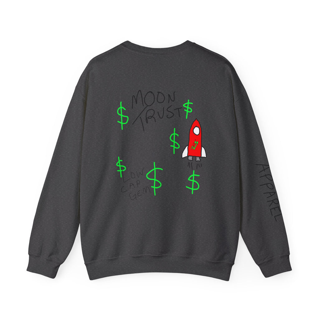 Crypto On Clarence Crewneck Sweatshirt — Crypt Apparel Design