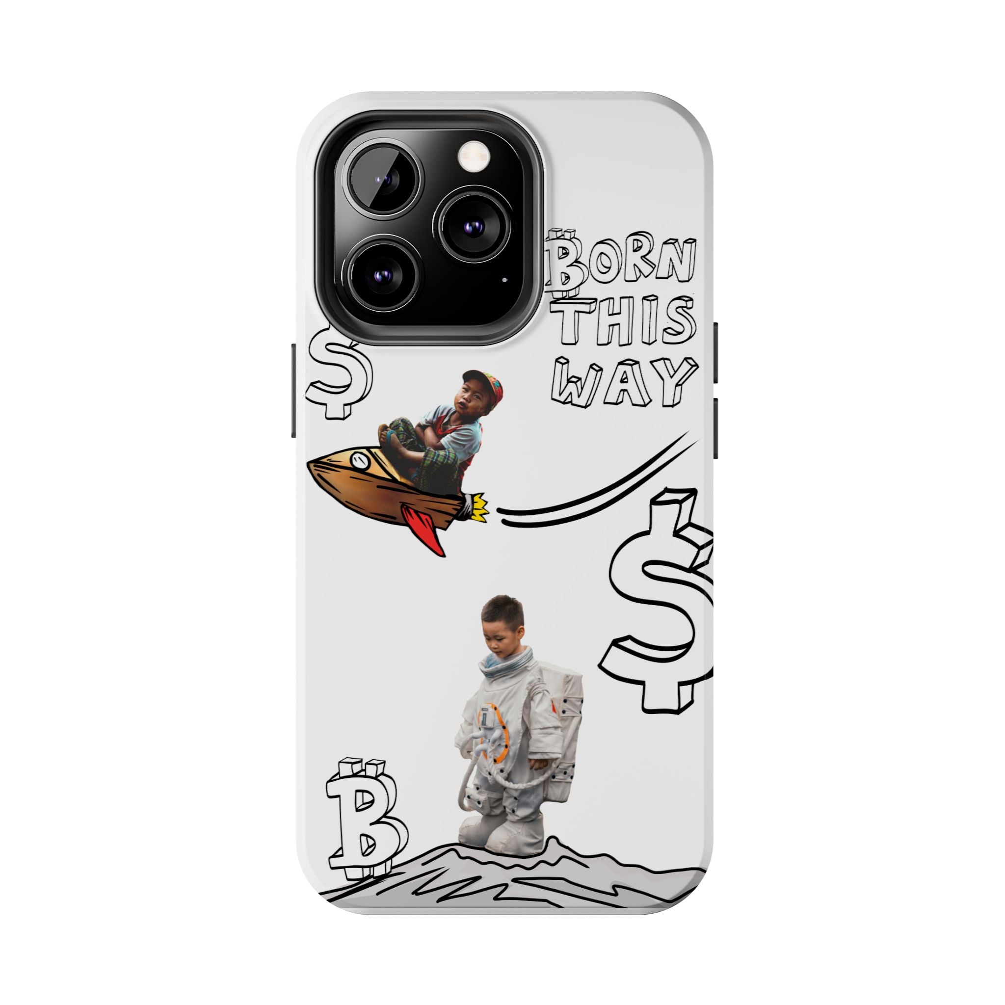 Born This Way Phone Case — "Crypt Apparel" Crypto Protective Case