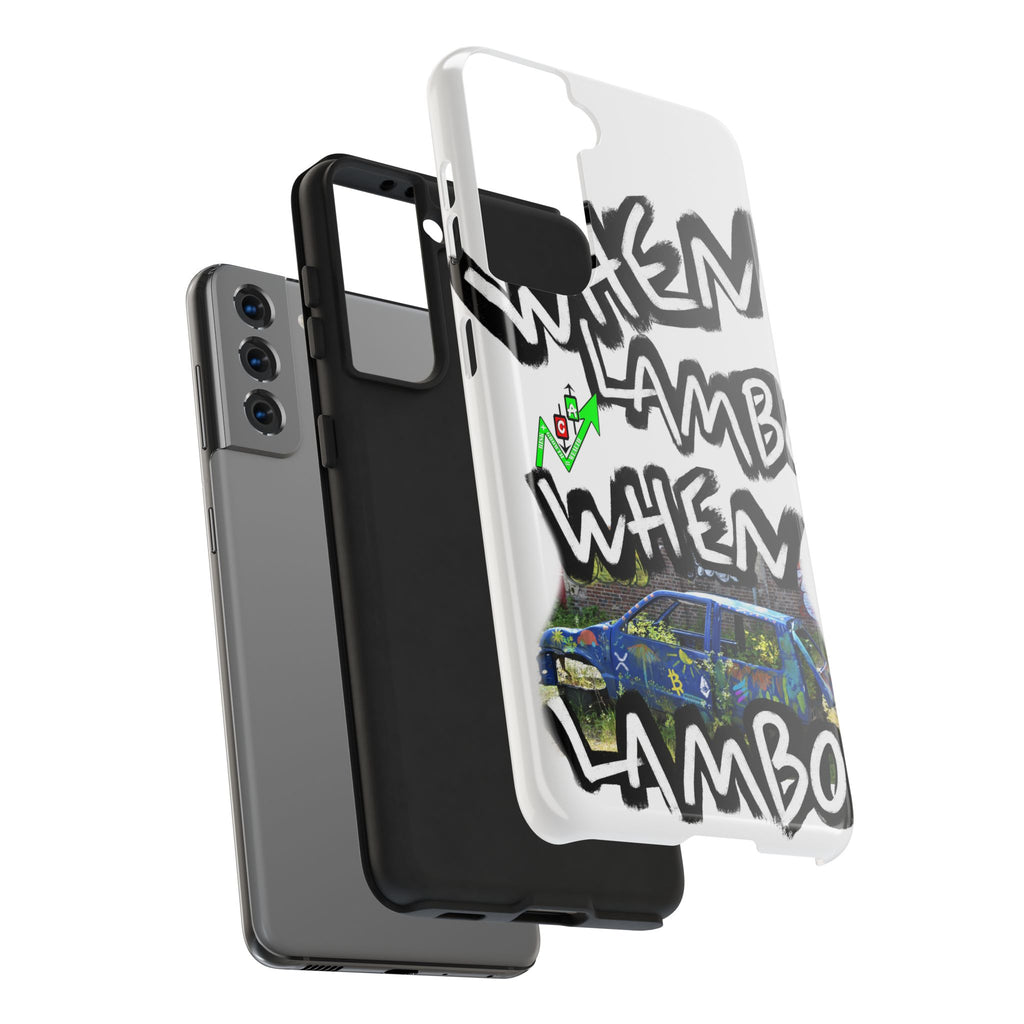 When Lambo Art Phone Case — Crypto Meme Tough Phone Case
