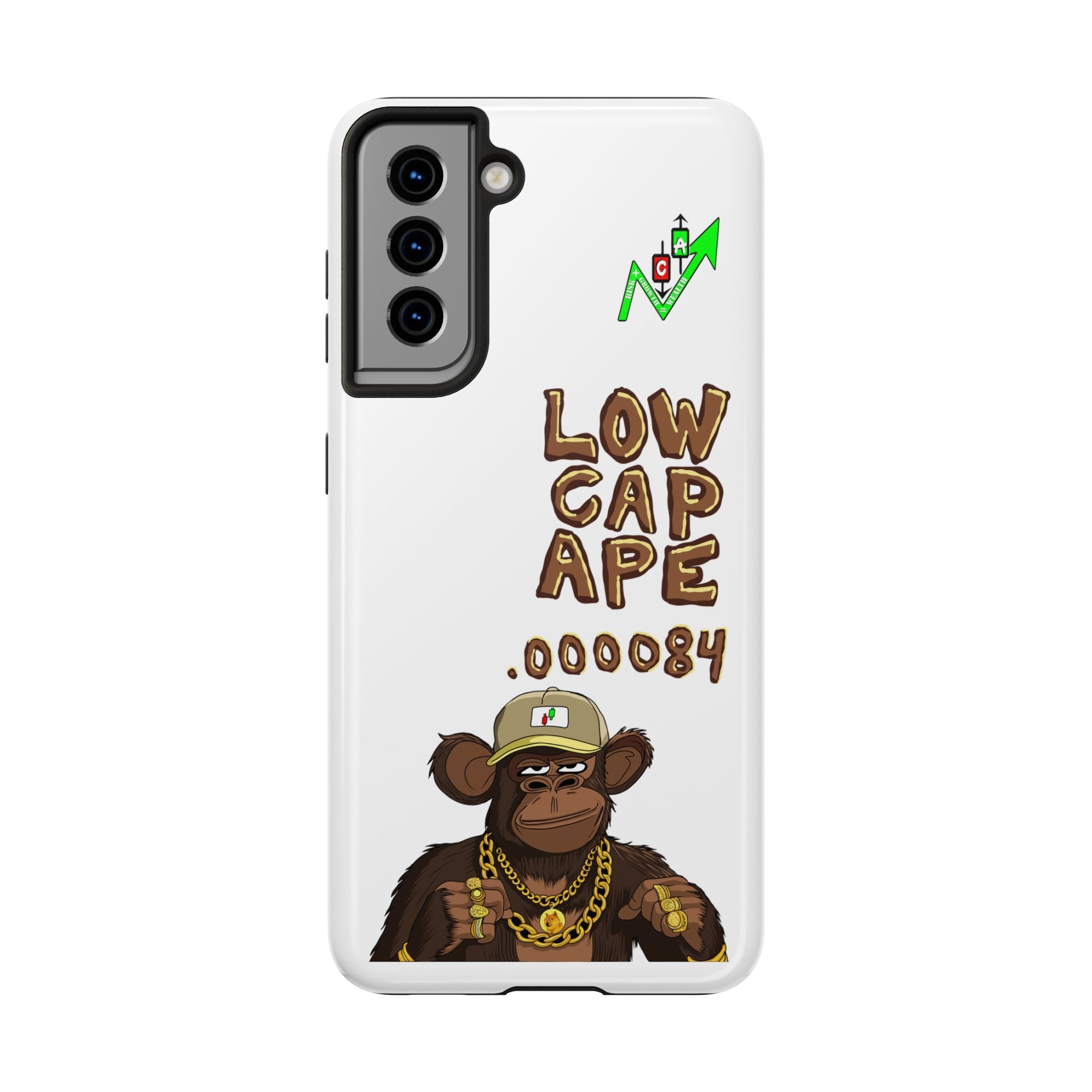 Low Cap Ape Phone Case — Crypto Ape Tough Phone Cover