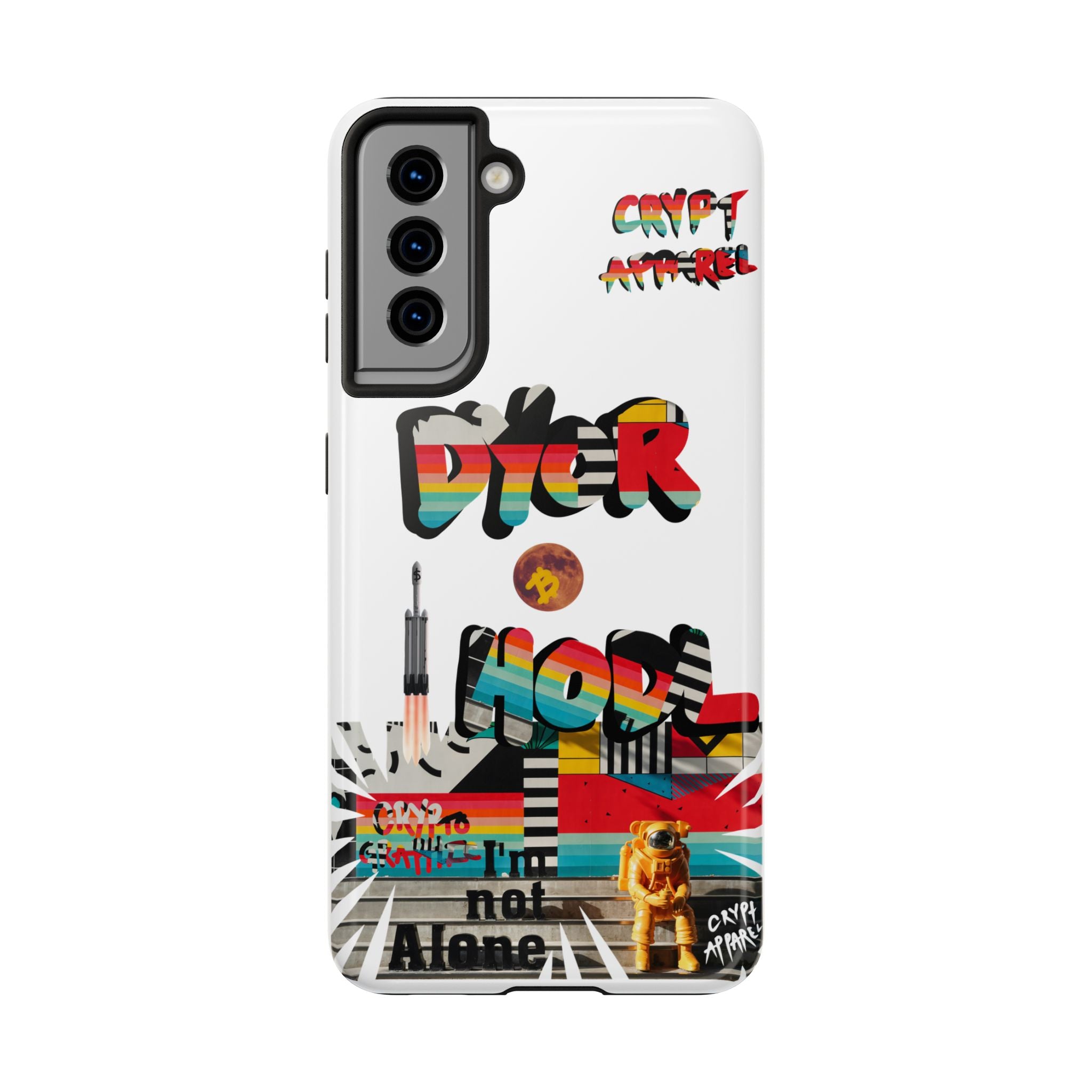 Urban Jungle Tough Phone Case — Crypt Apparel Collage Protective Cover