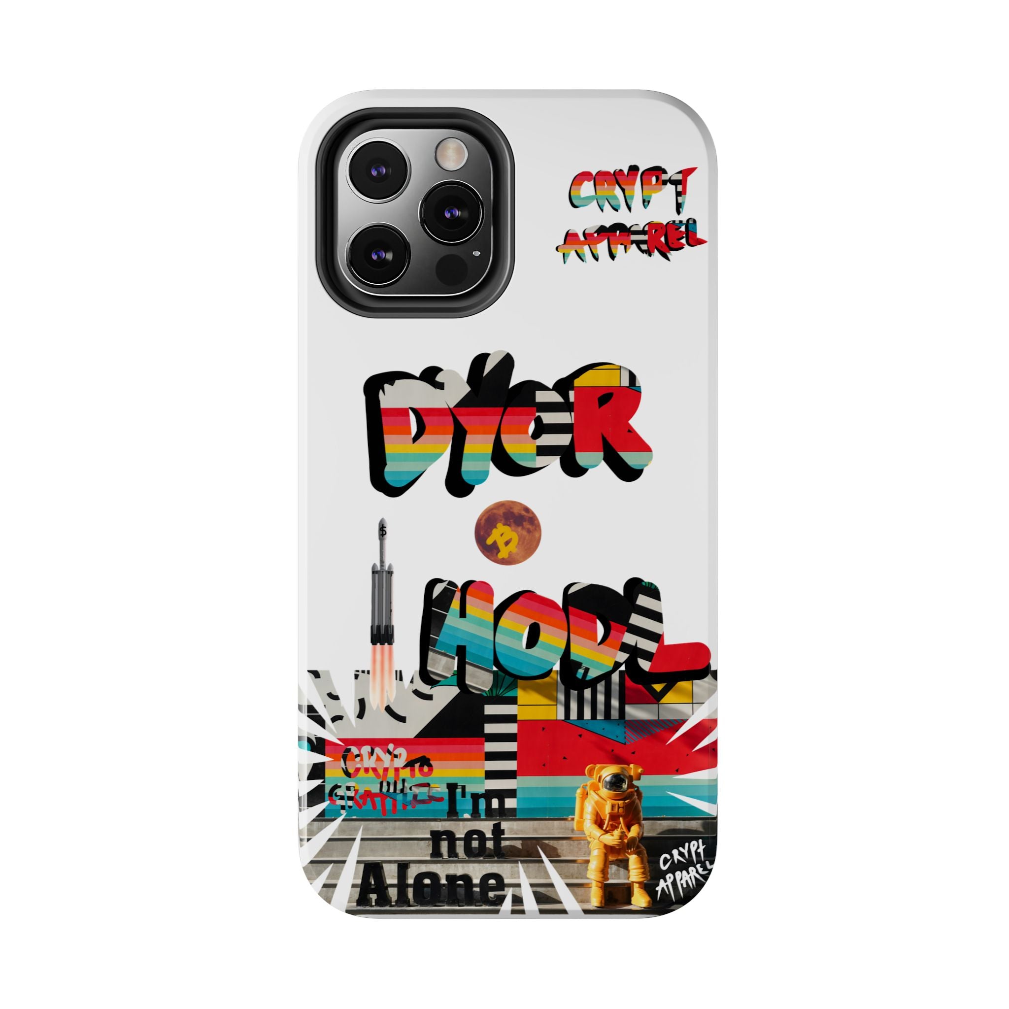 Urban Jungle Tough Phone Case — Crypt Apparel Collage Protective Cover
