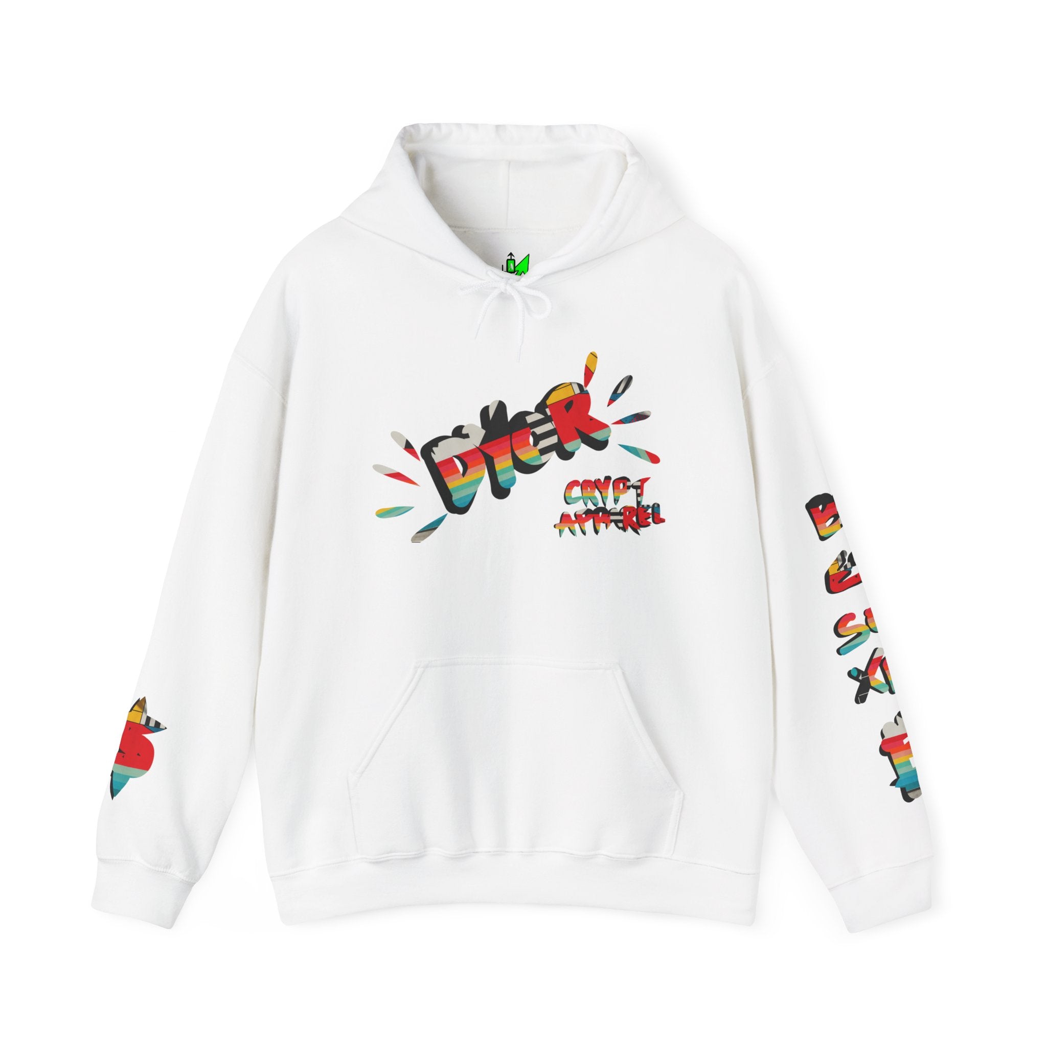 Urban Jungle Crypto Bitcoin Hoodie — Crypt Apparel Astronaut “Not Alone” Graphic Pullover
