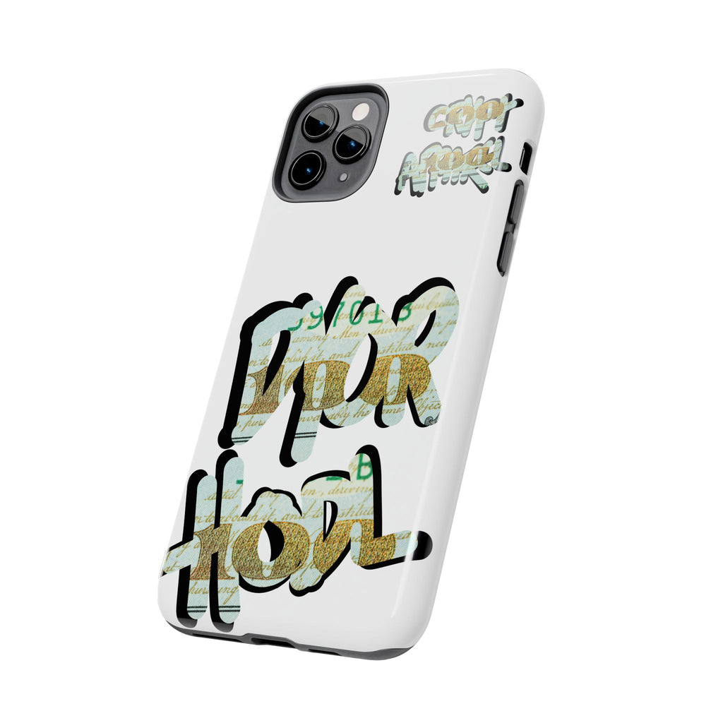 Tough Phone Case — Vintage Money Graffiti "Paper Hodl" Design