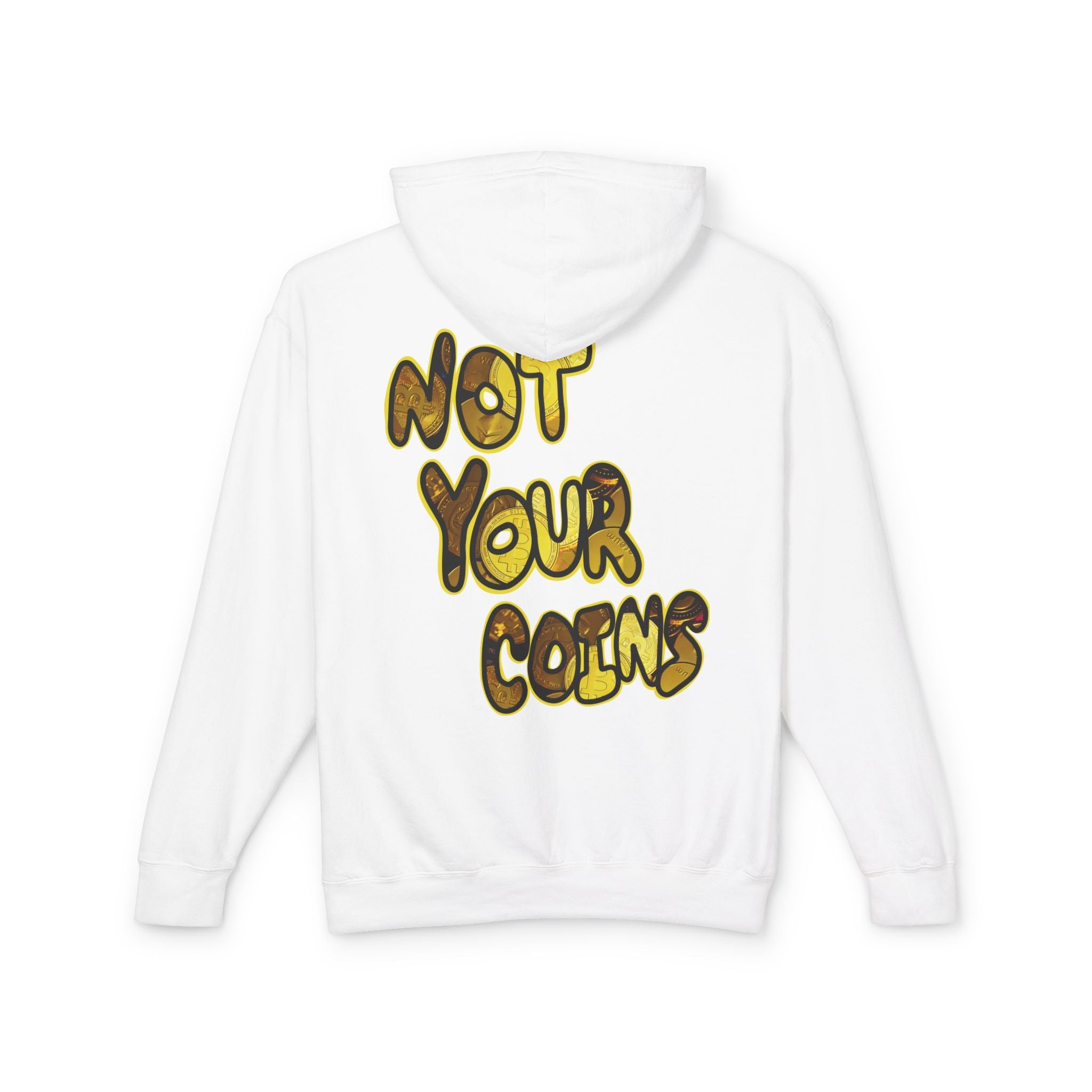Not Your Keys/ Not Your Coins Graphic Hoodie — Crypto Lightweight Hoodie