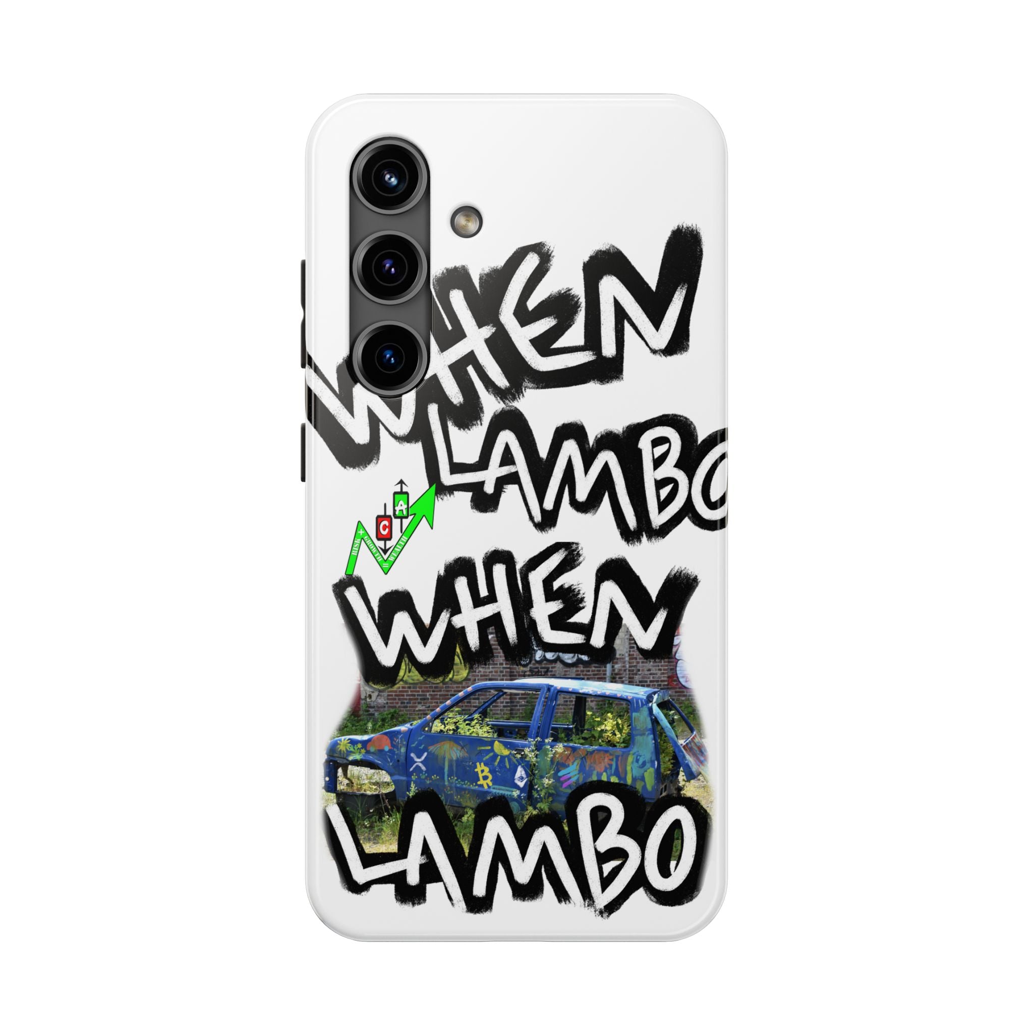 When Lambo Art Phone Case — Crypto Meme Tough Phone Case